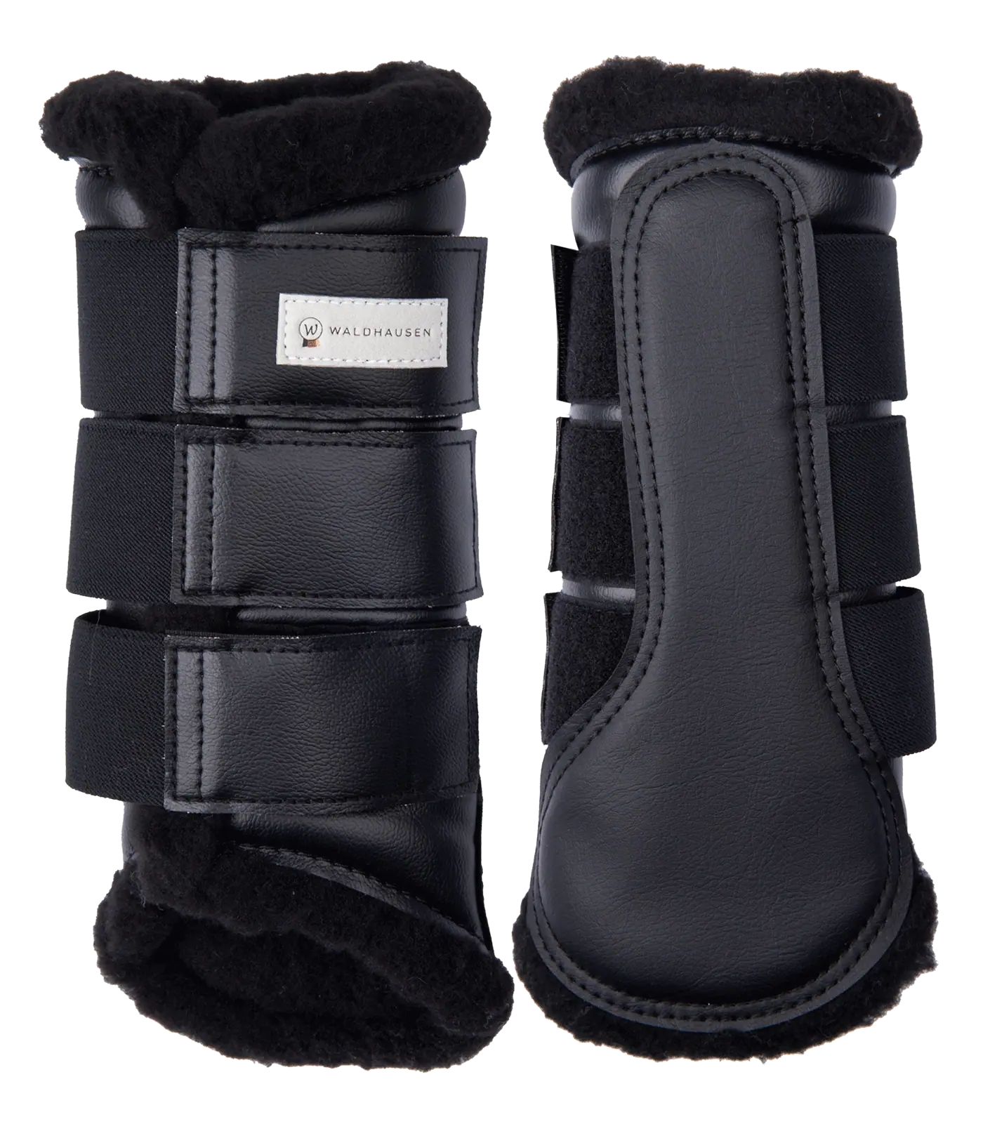 Waldhausen Dressurgamasche Soft, Streichschutz mit Kunstfell, M
