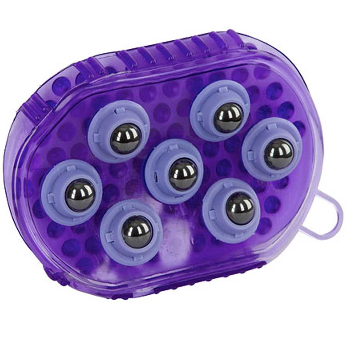Kerbl Magnet-Massage-Striegel für Pferde, weicher Massagestriegel