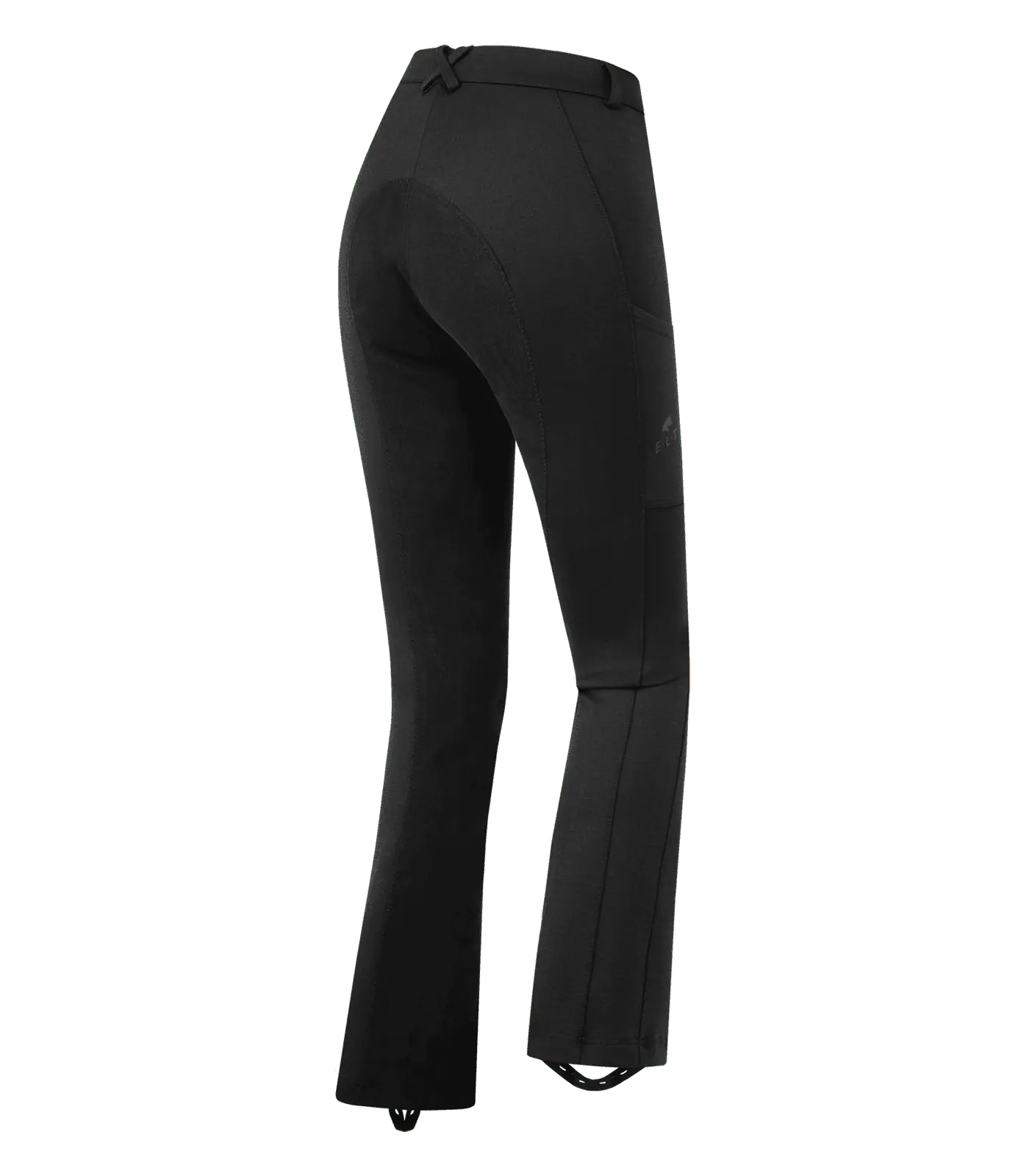 ELT Jodhpur Reithose Essential mit Kunstleder-Vollbesatz, schwarz, 34