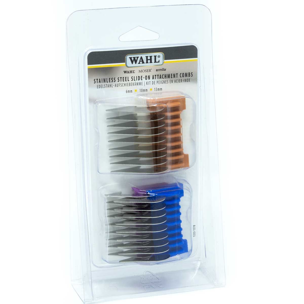 Wahl set 3 rialzi in acciaio inox per tosatrici Rex, 1400, Arco, Adelar