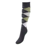 schwarz/taupe/oliv