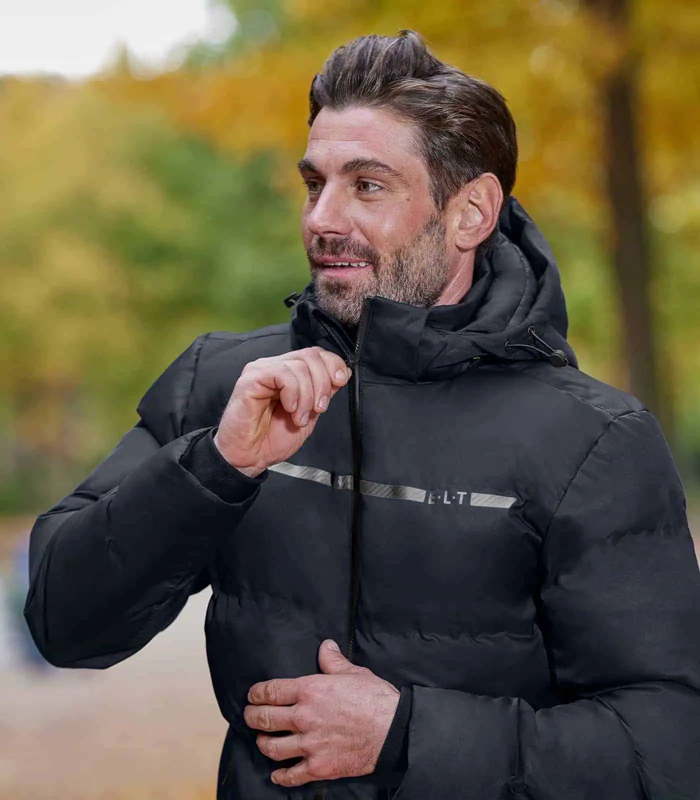 ELT Winter Lightweight Jacke Montana, Herren, wind- und wasserdicht, dunkelblau, M