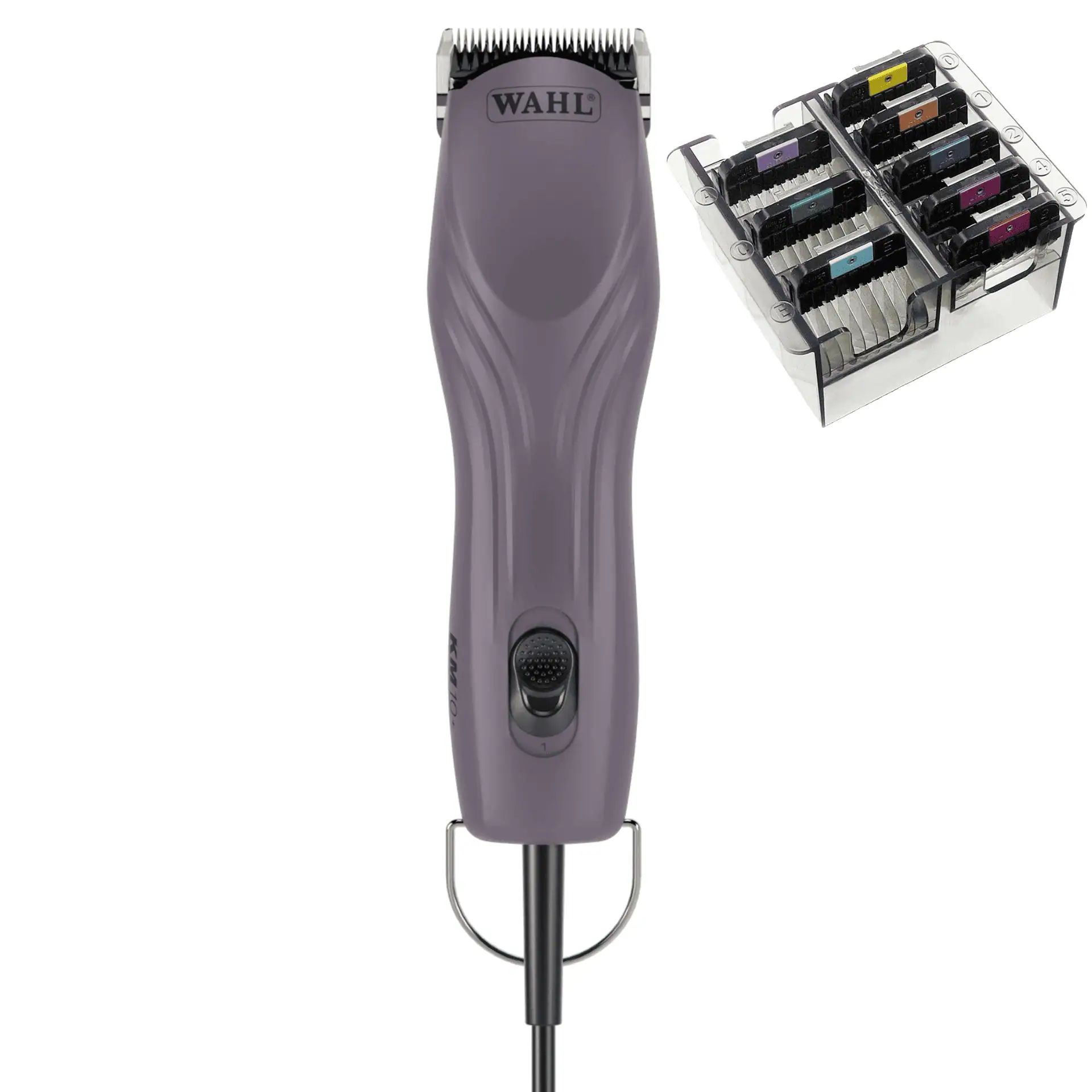 Wahl KM10+ Schermaschine mit Aufsteckkammset für Hund & Katze, Set