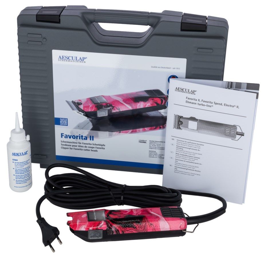 Aesculap Clipper Favorita II, pink