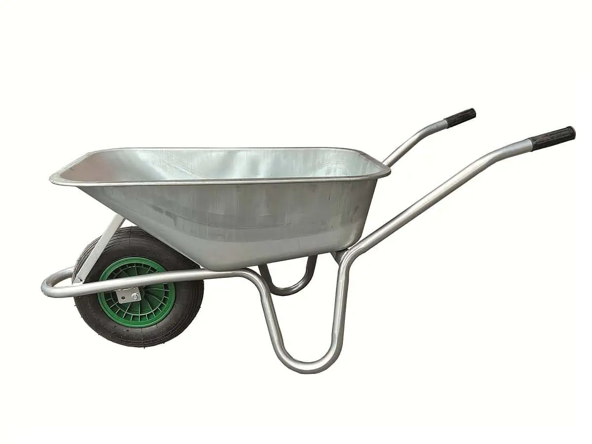 Growi Compactkarre 100 Liter mit feuerverzinkter Stahlmulde