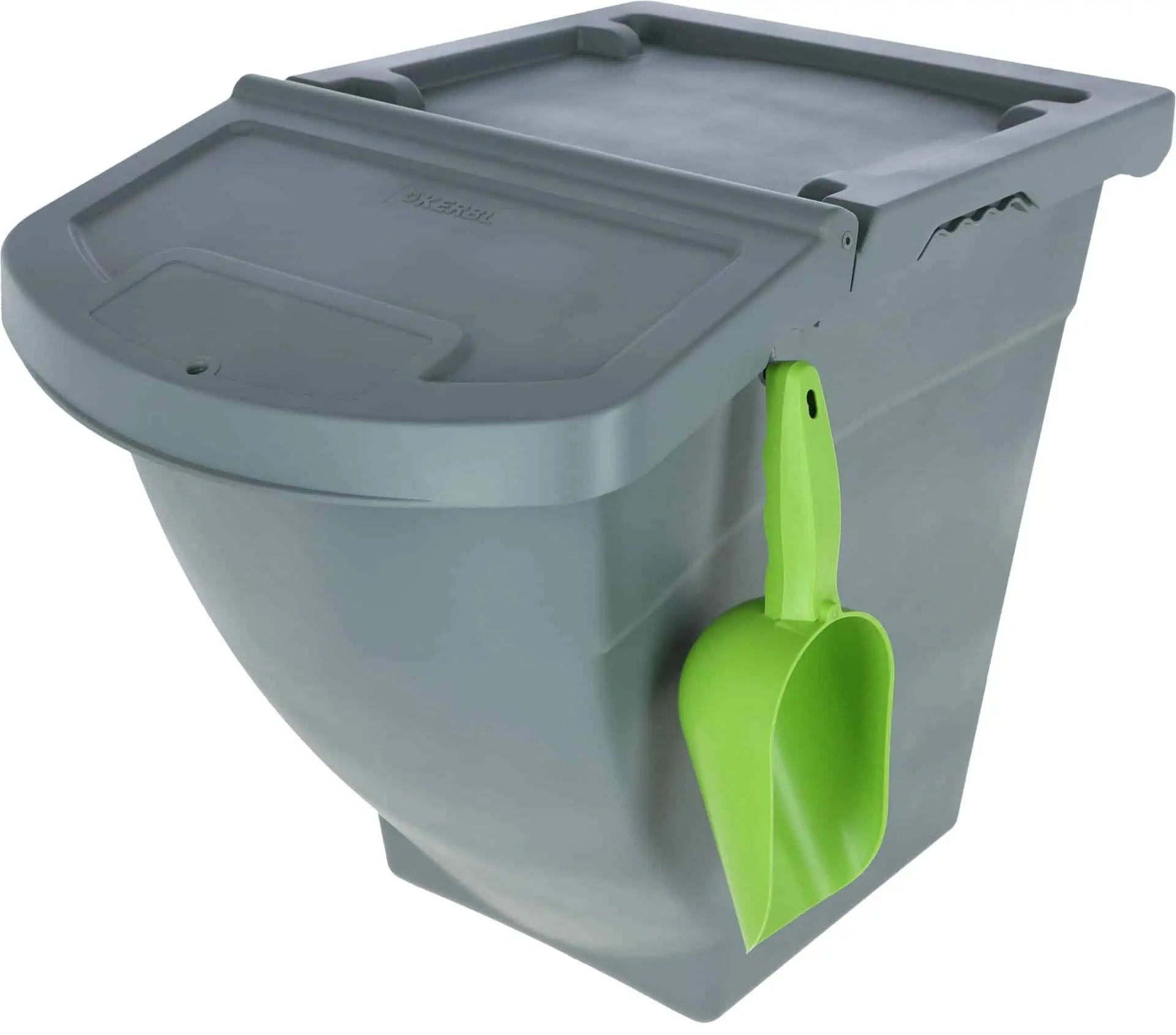 Kerbl Contenitore per mangimi impilabile, con coperchio antifurto, accessorio