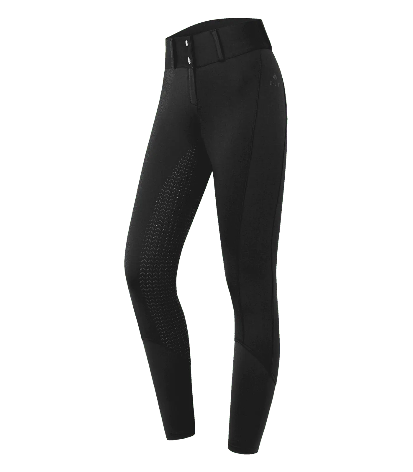 ELT Reithose Essential High Waist Silikon, Vollbesatz für Damen, schwarz, 40