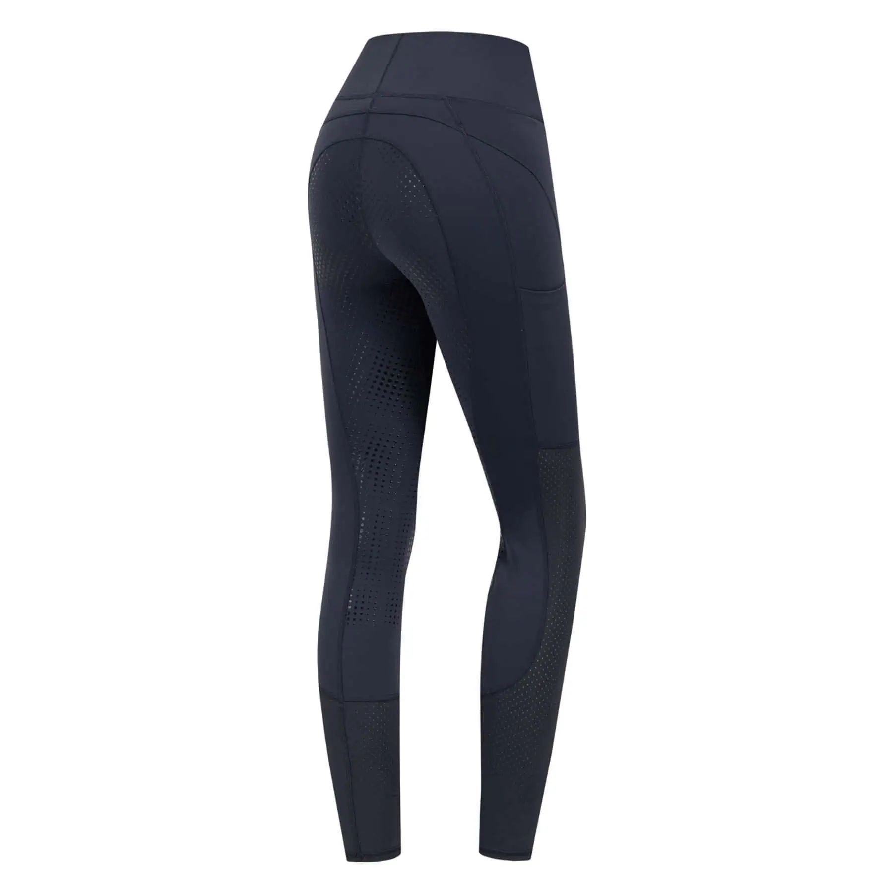 ELT Reitleggings Hanna Mesh High Waist mit Silikon-Vollbesatz, nachtblau 46