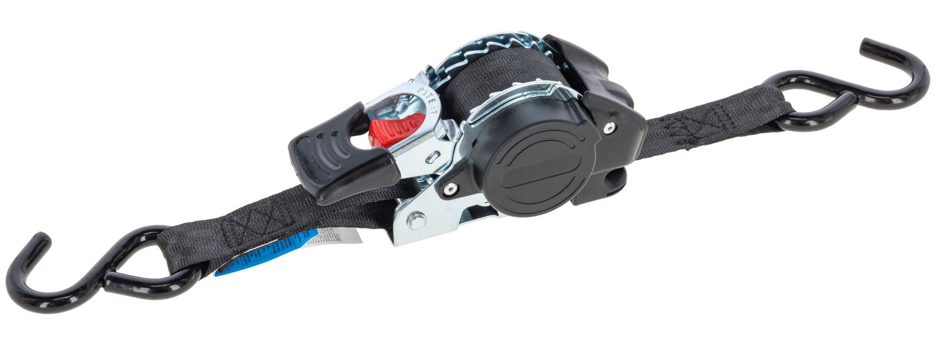 Kerbl Automatic Lashing Strap with Retraction Function, Polyester