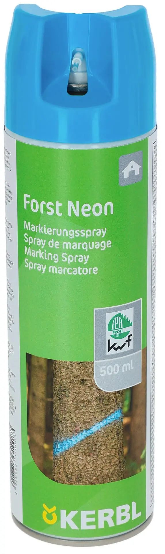 Kerbl Spray de marquage Forst Neon, haute visibilité, 500 ml