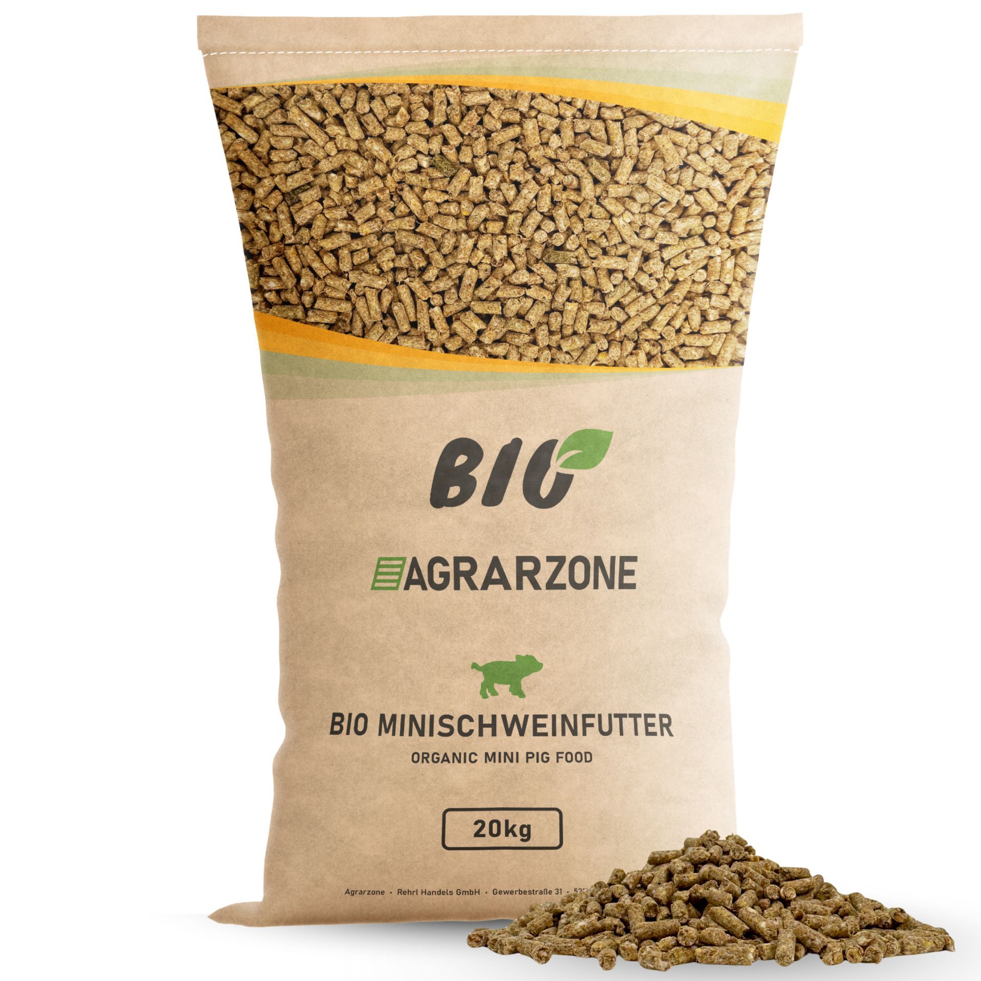 Agrarzone Bio Minischweinfutter Pelletiert 20 kg