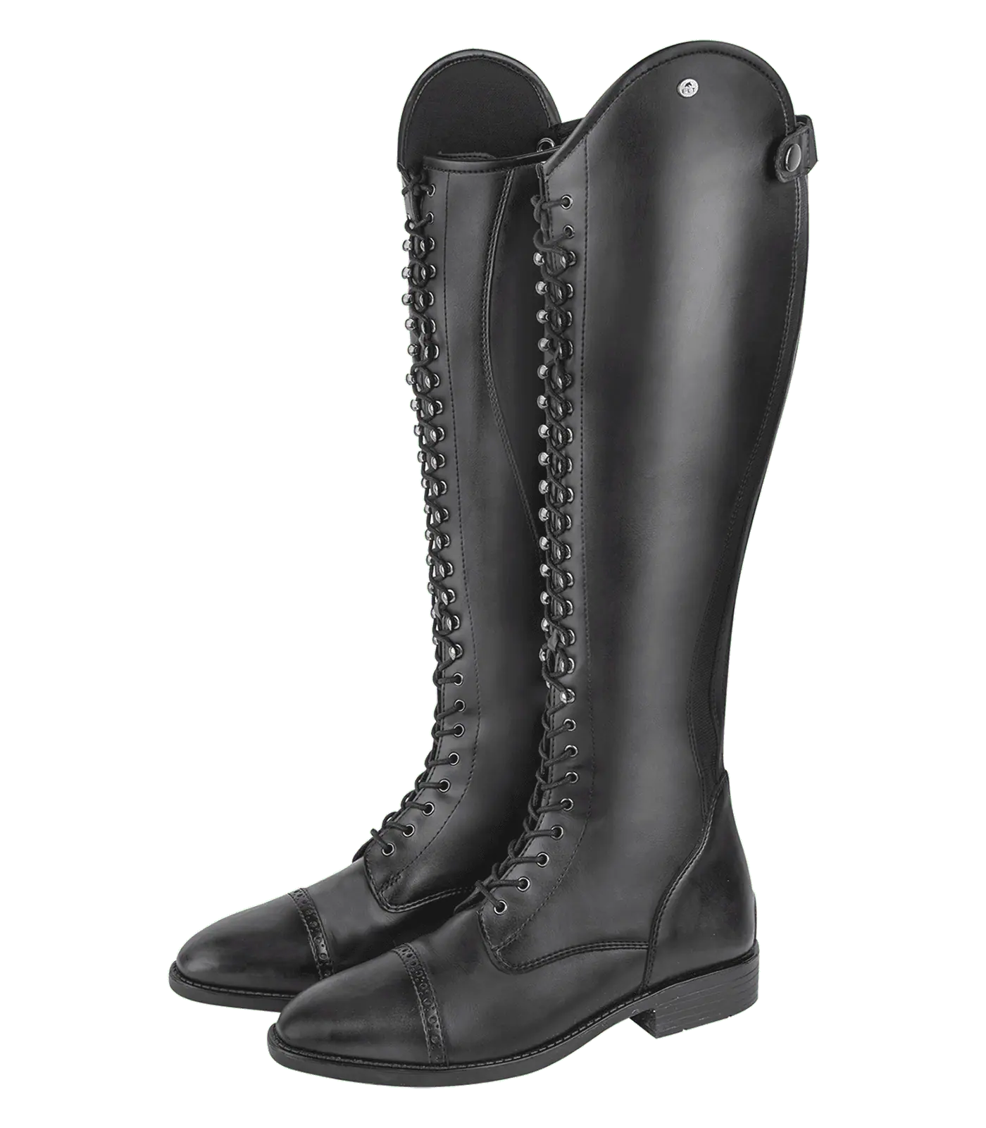 Lacets ELT Polo pour bottes d'équitation, noir, 225 cm