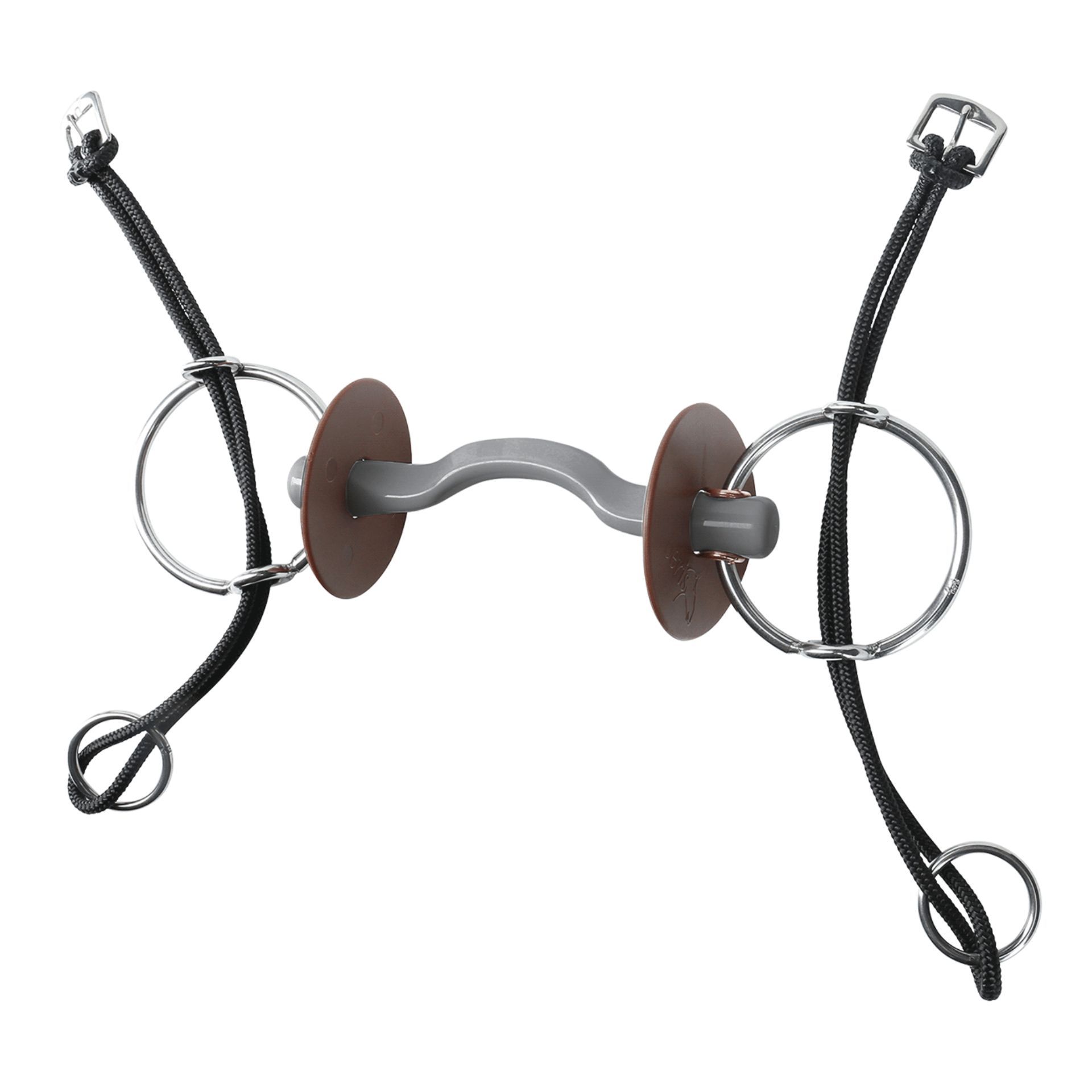 beris Gag Bit with KONNEX Tongue Port, Bit for Sensitive Horses
