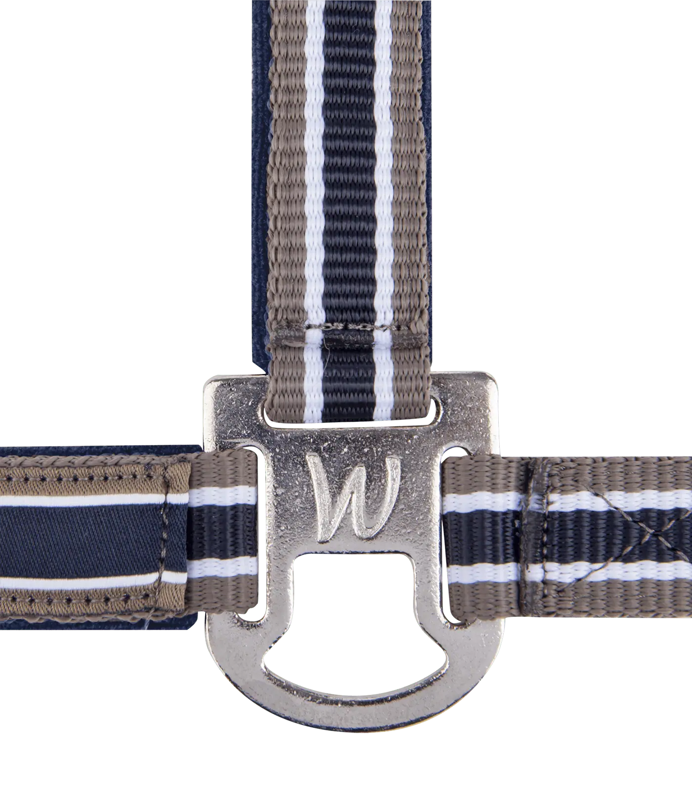 Capezza Athletic Waldhausen, capezza in nylon imbottita, dettaglio, logo