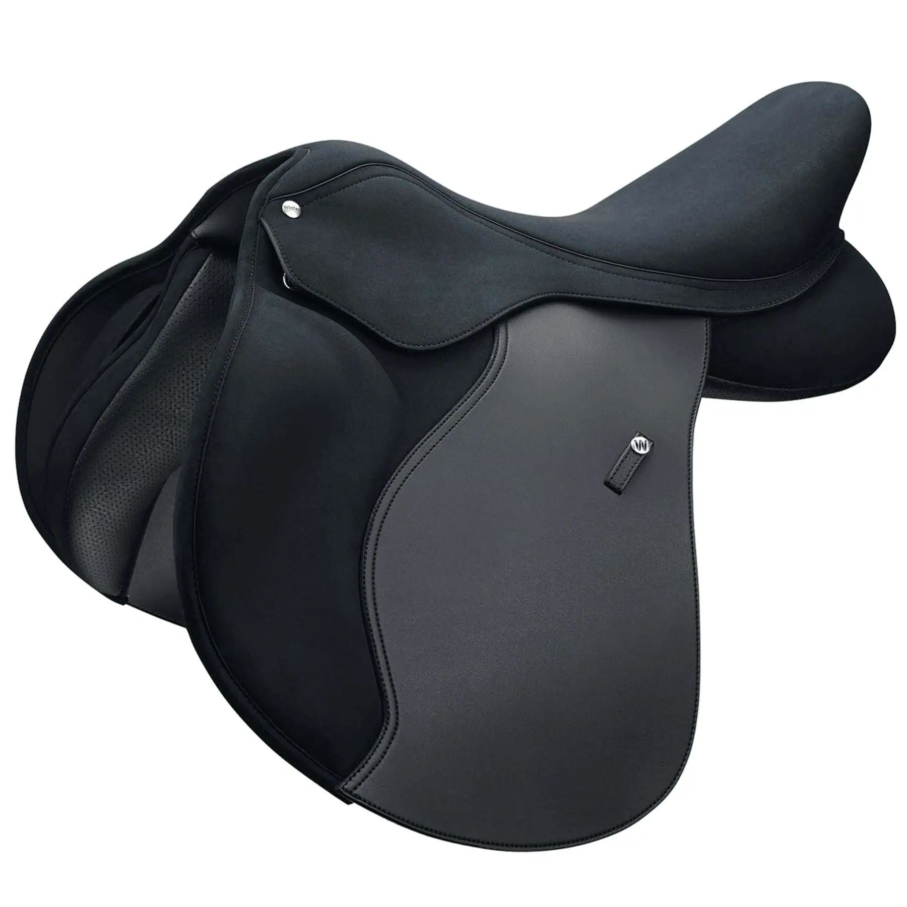 Selle mixte Wintec 2000, garrot haut, technologie HART, noire, 17,5"/44 cm