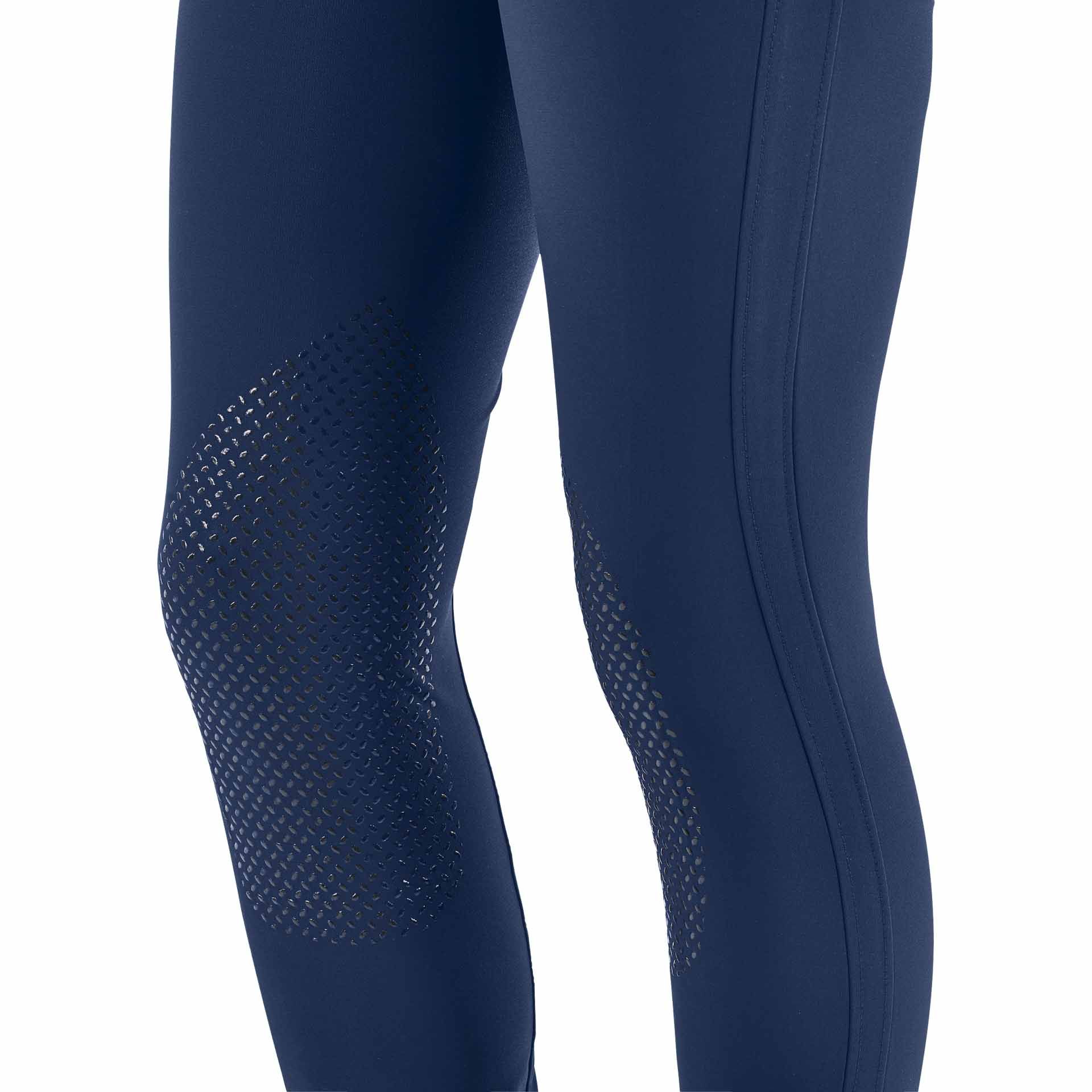 BUSSE Pantalon d'équitation MADEIRA-KNIE II, Grip Silicone Genoux, 80 navy