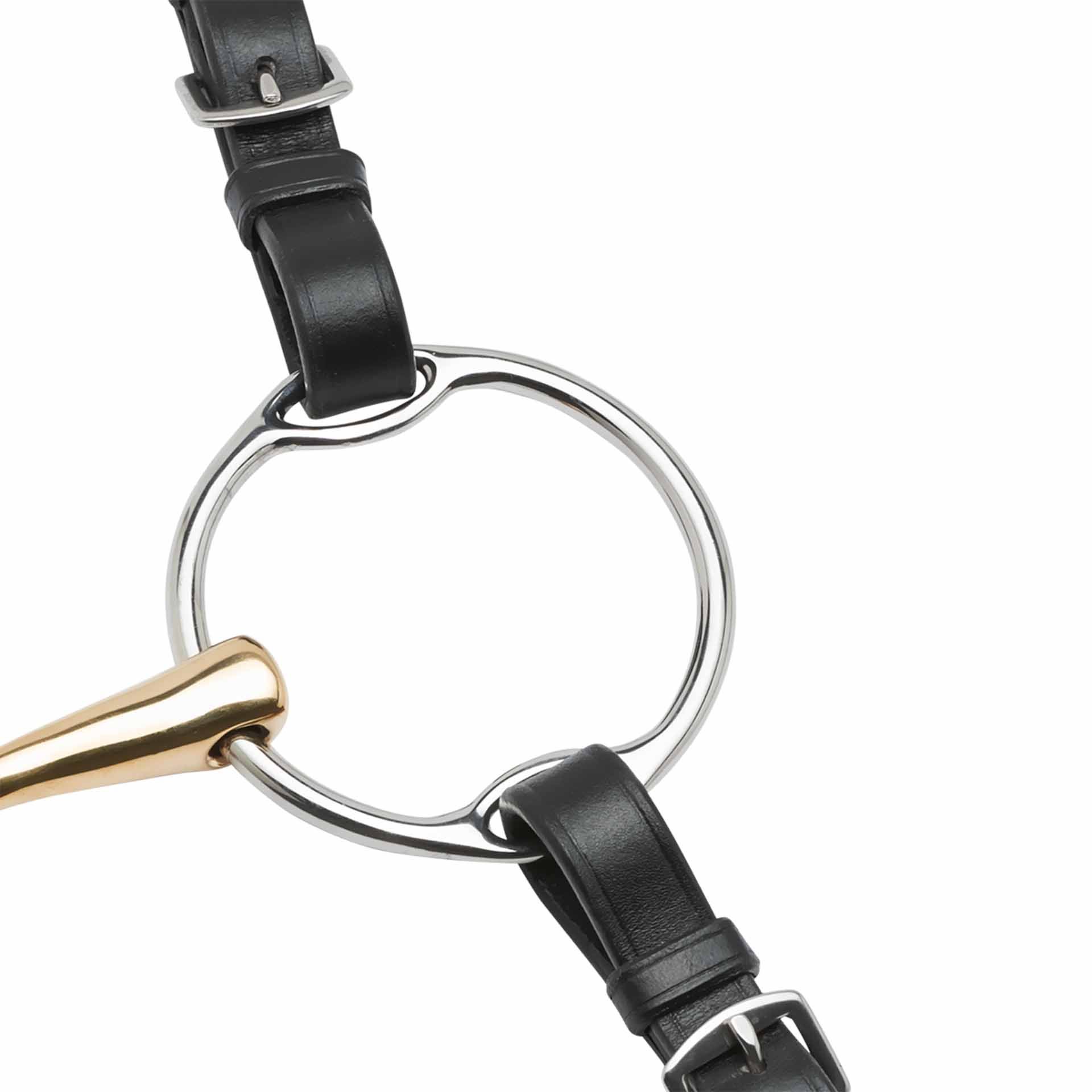 BUSSE Soft-Ring vízi zabla KAUGAN-SHAPED, 16 mm, dupla törésű, részlet