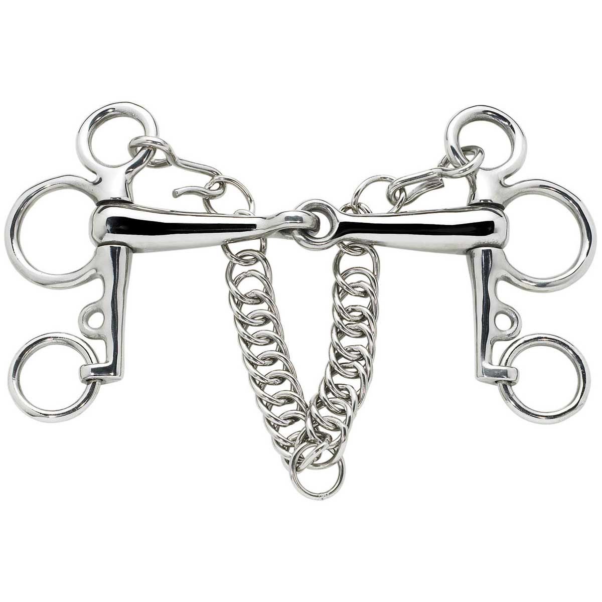 BUSSE Combinaisons courtes Pelham en acier inoxydable, cassées 12,5 cm / 17 mm