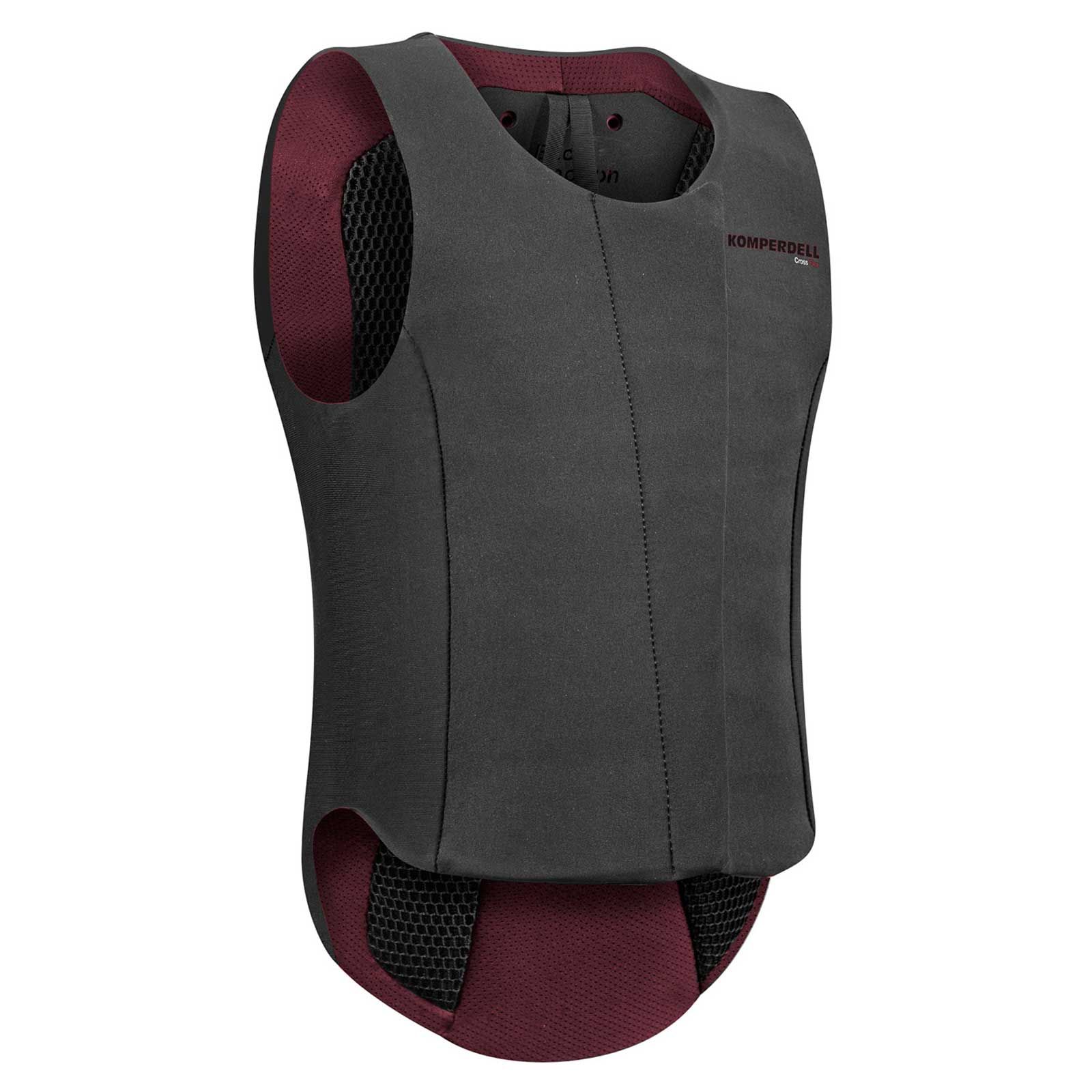 Protection dorsale d'équitation Komperdell ballistic Vest Champion noir / bordeaux