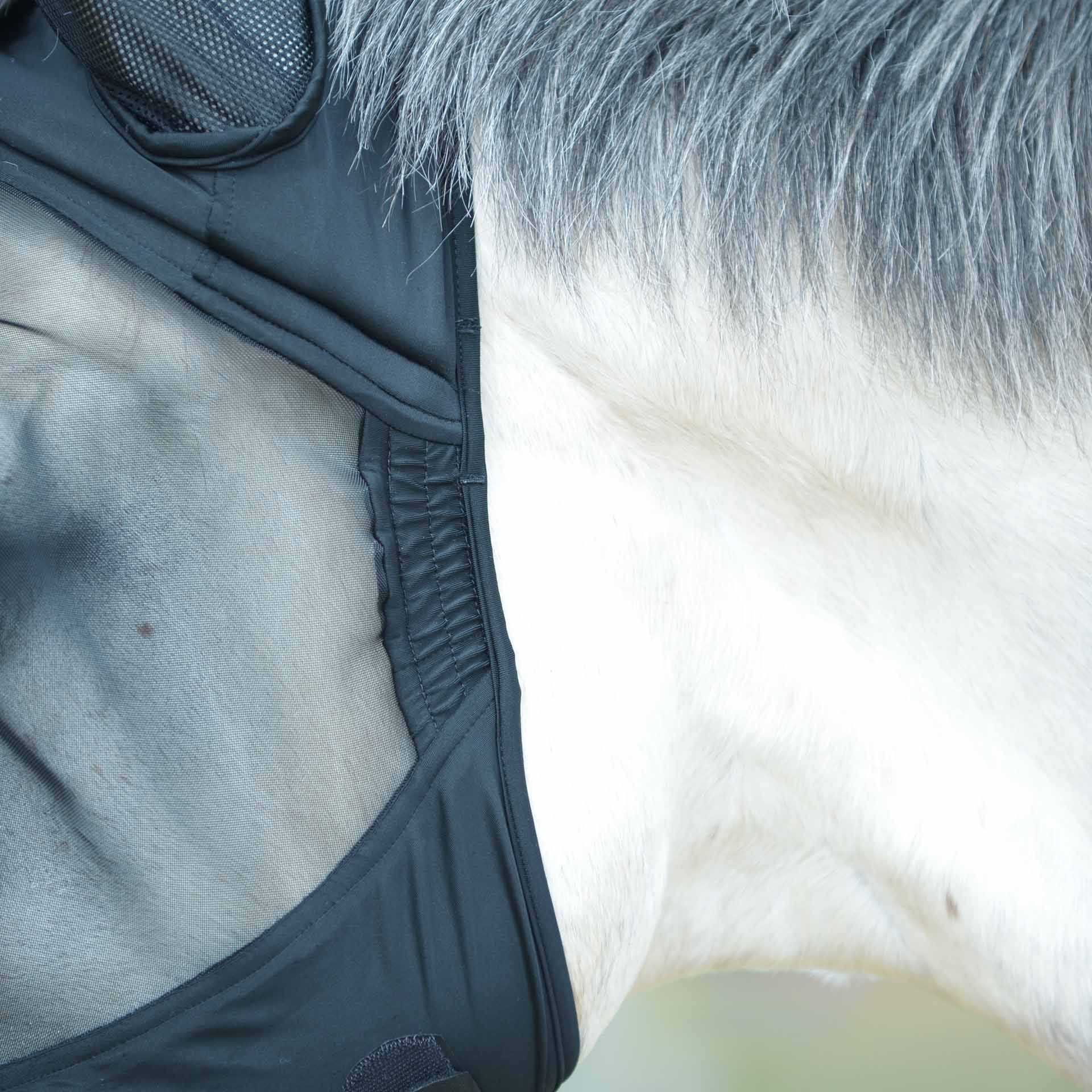 BUSSE Maschera antimosche FLY BUCKLER II, occhi e orecchie, dettaglio