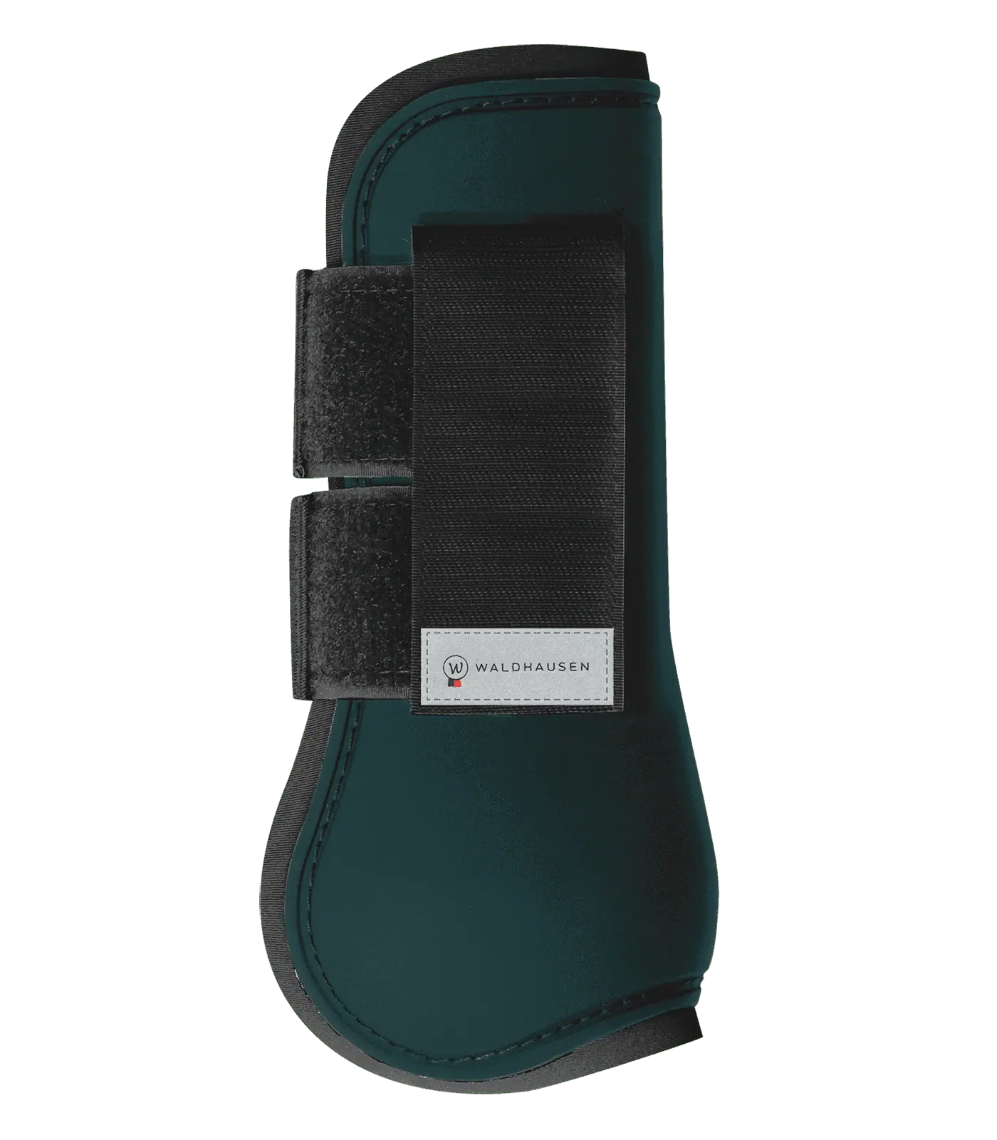 Protège-tendons Basic Waldhausen, coque rigide, scratch, la paire, vert sapin/noir, COB