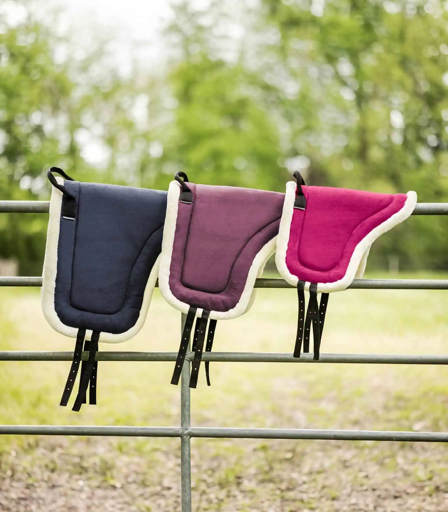Pad de monte à cru Soft Waldhausen, dessous fourrure synthétique, bordeaux Shetty