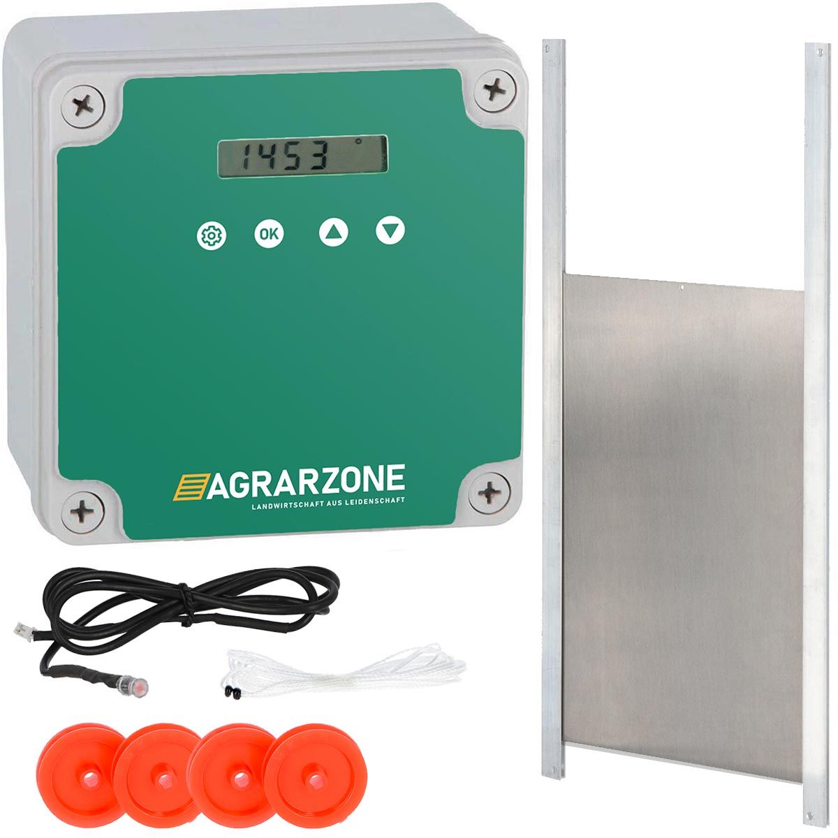 Agrarzone automatische Hühnerklappe 43 x 40 cm