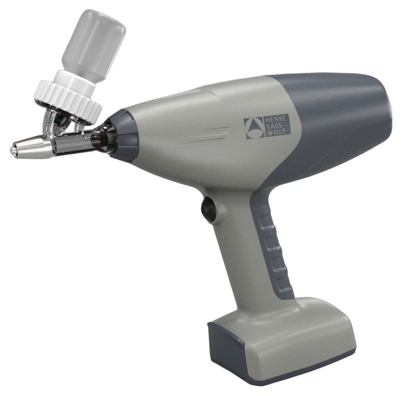 cordless drill, air drill, handheld tool, grip handle, adjustable nozzle