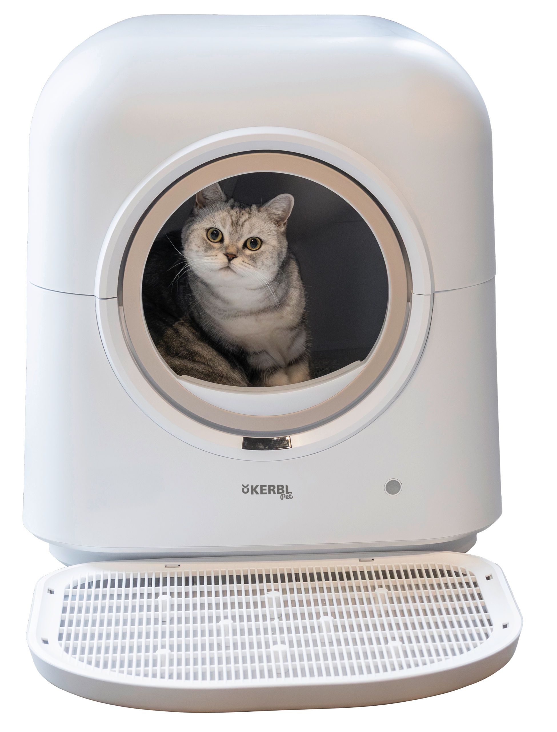 Kerbl Katzentoilette Smart selbstreinigend mit App, 54 x 54 cm