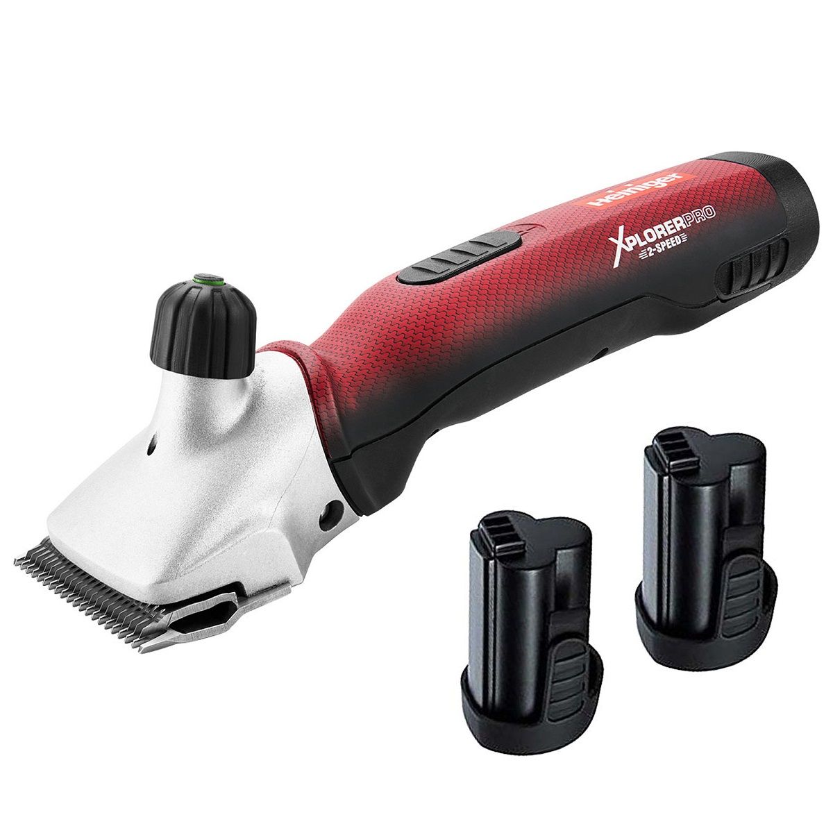 Tondeuse Heiniger XPLORER PRO batterie à 2 vitesses pour bovins & chevaux