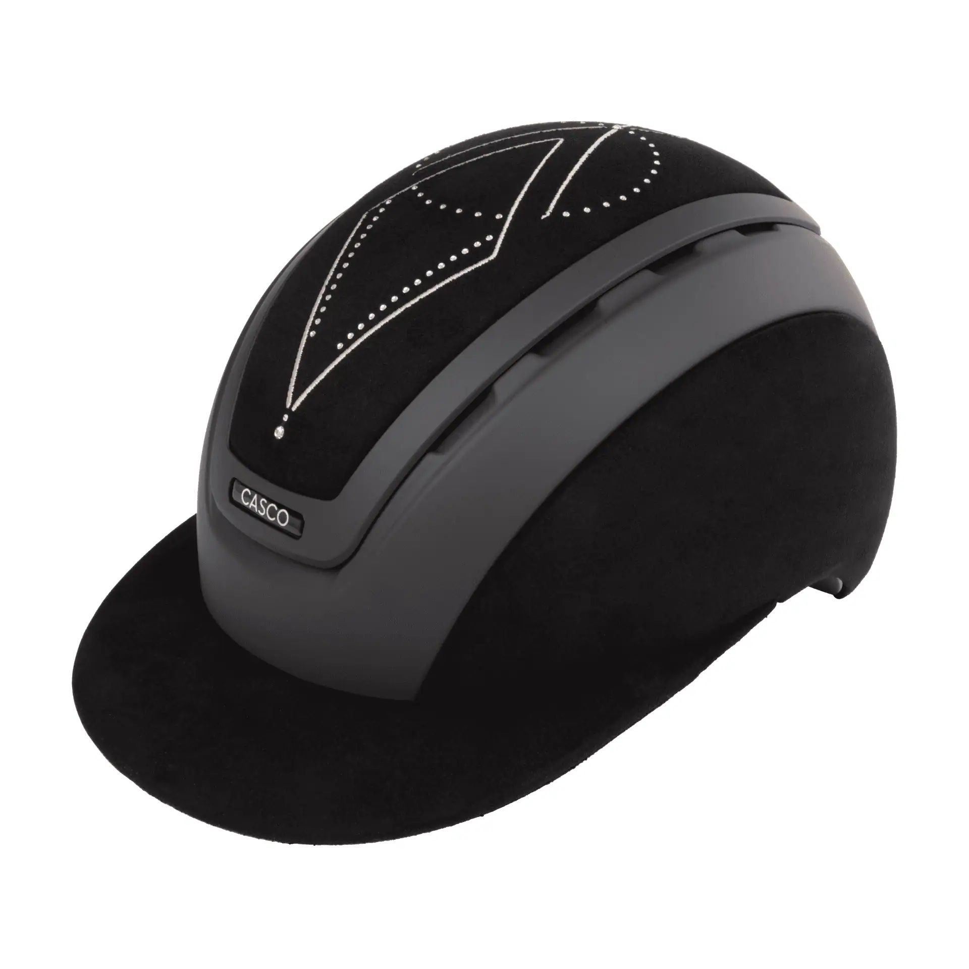 Casco Elite Iconic Riding Helmet, Swarovski Style & Protection, side view