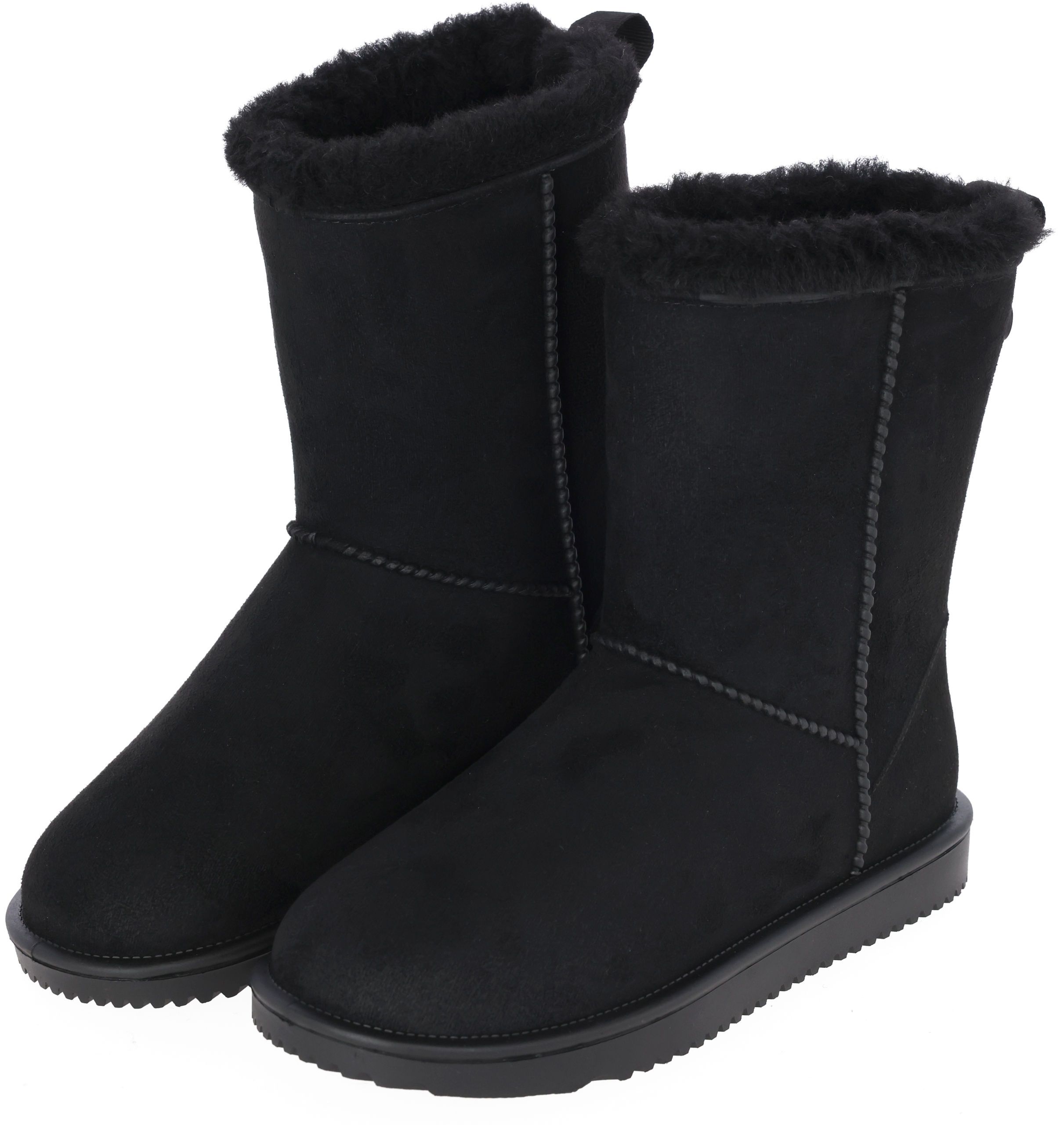 Stiefel, Winter, Samt, futterung, Mid-Calf