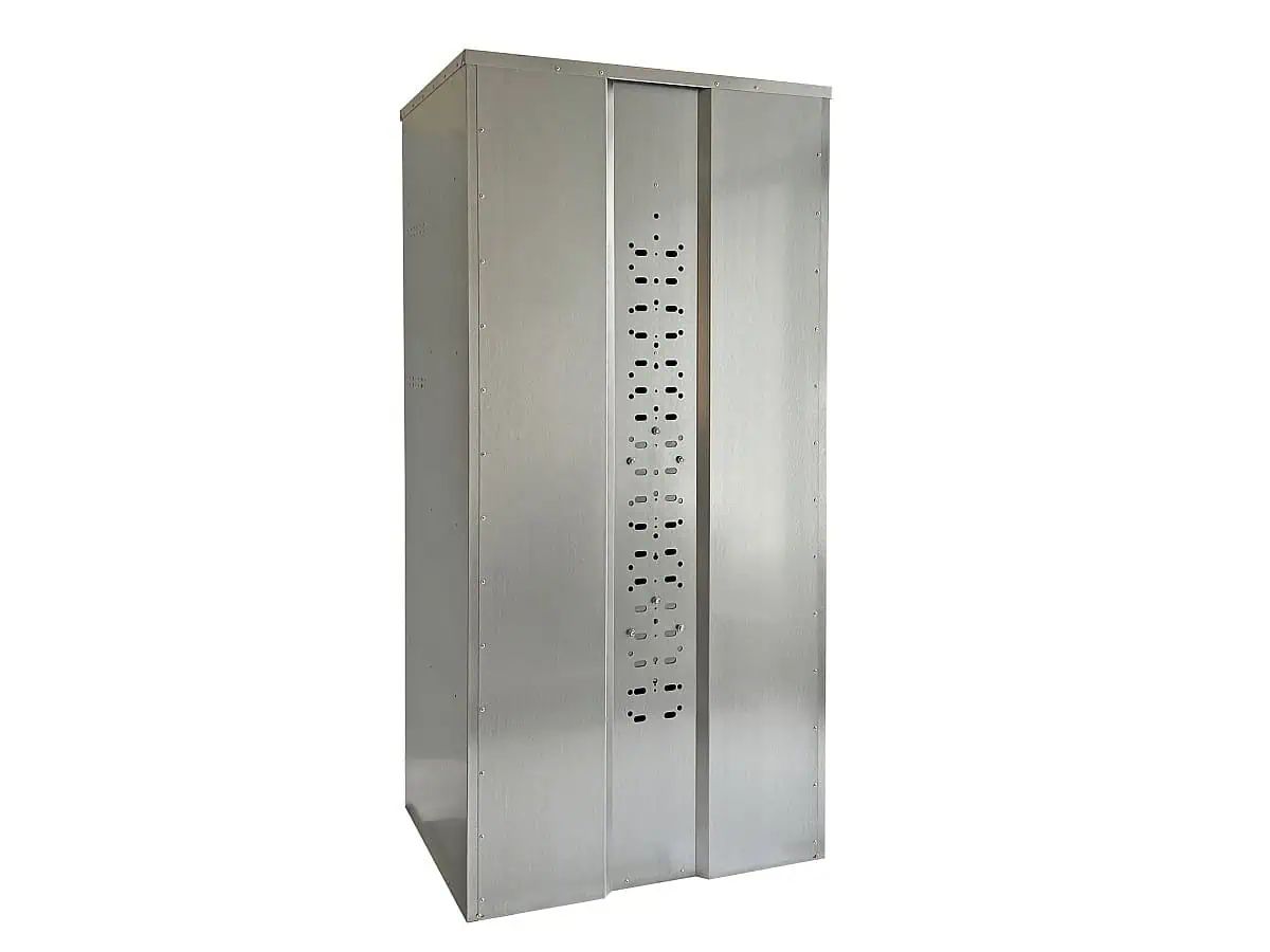 Growi Sattelschrank Western, Zylinder- oder Vorhangschloss, Zylinderschloss, 190 x 90 x 75 cm