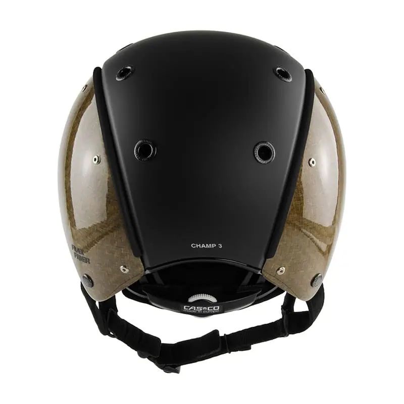 Casco Champ-3 Casco da Equitazione Fibra di Lino, chic con box, vista posteriore
