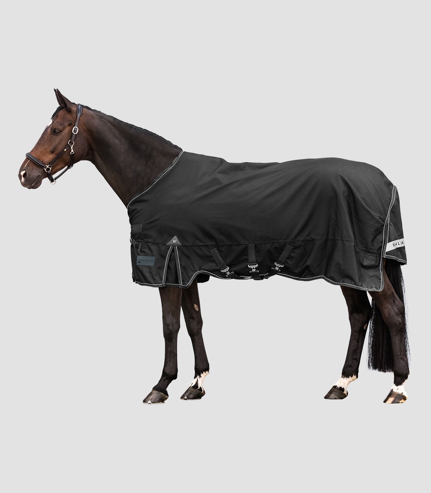 Waldhausen Outdoordecke Scandic Multi-Layer 150 g, 1200 Denier, wasserdicht, schwarz