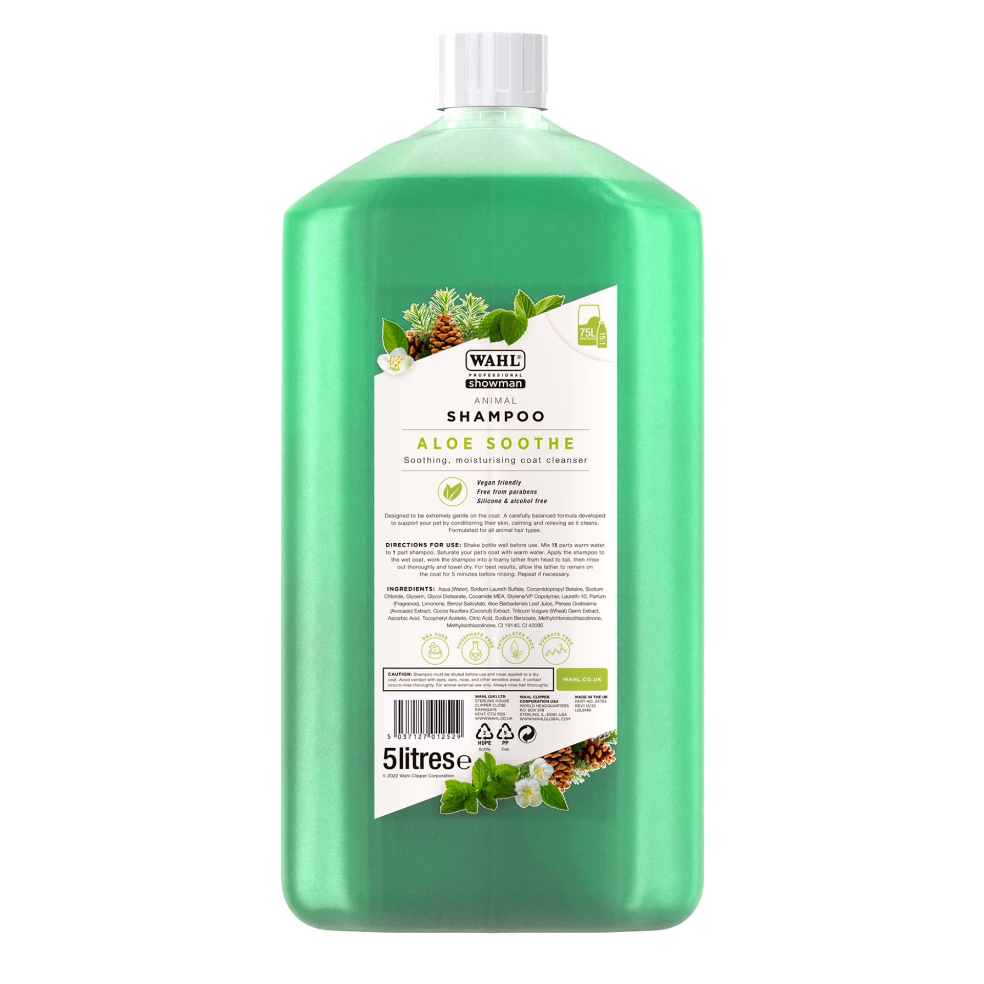 Wahl Aloe Soothe Kutyasampon koncentrátum érzékeny bőrre