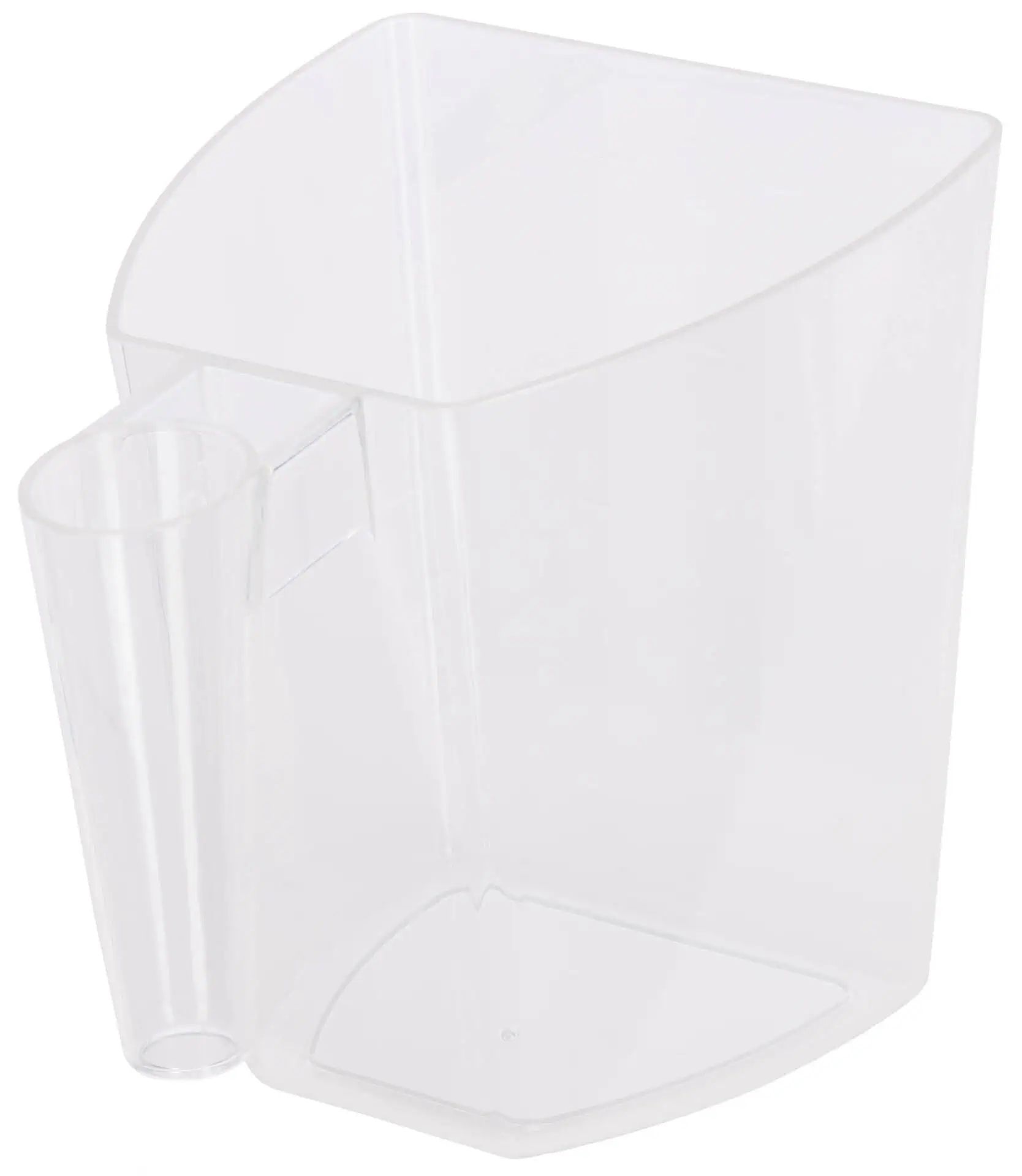 Feed scoop, transparent