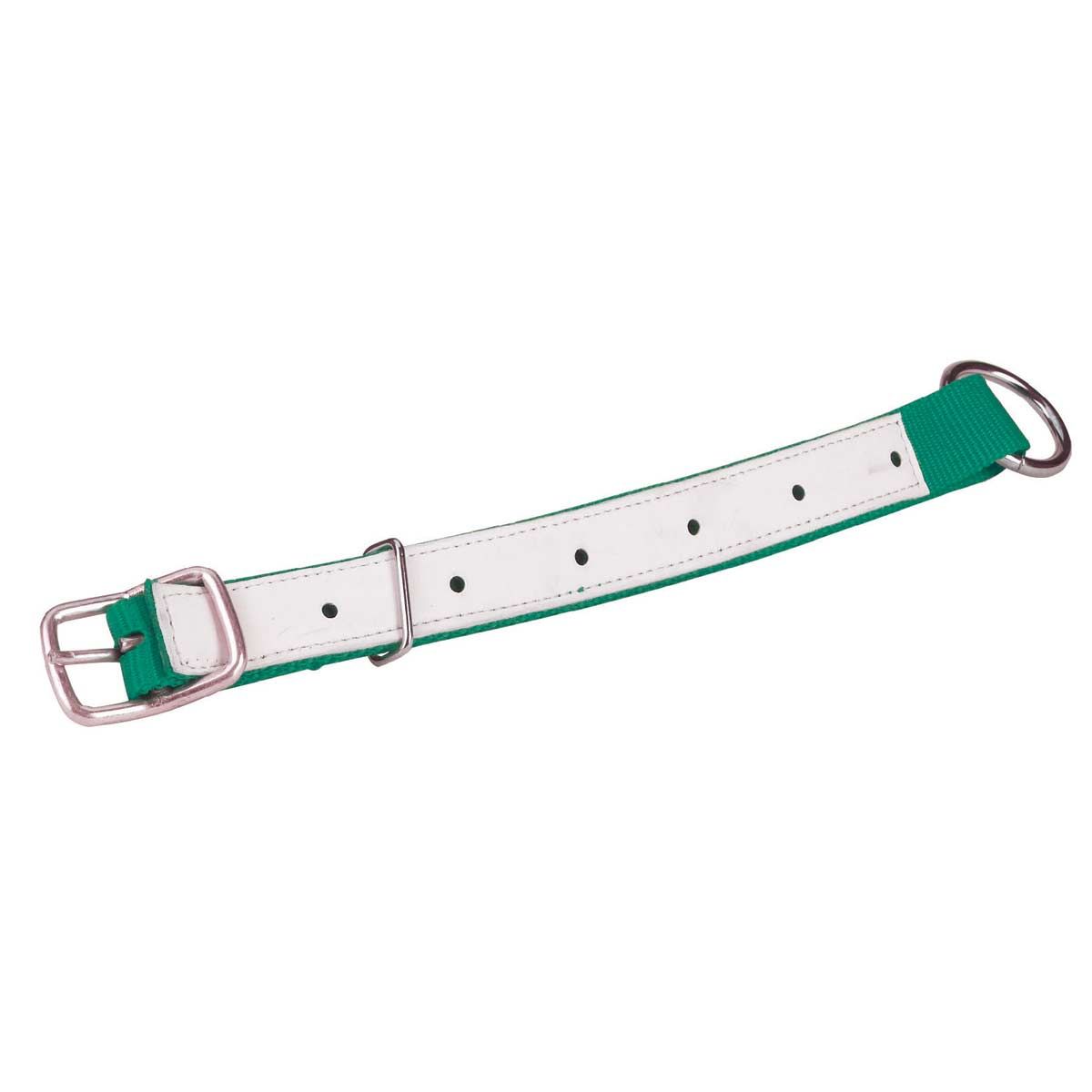 Kerbl Halsriemen für Schafe Nylon 60 cm lederverstärkt, grün