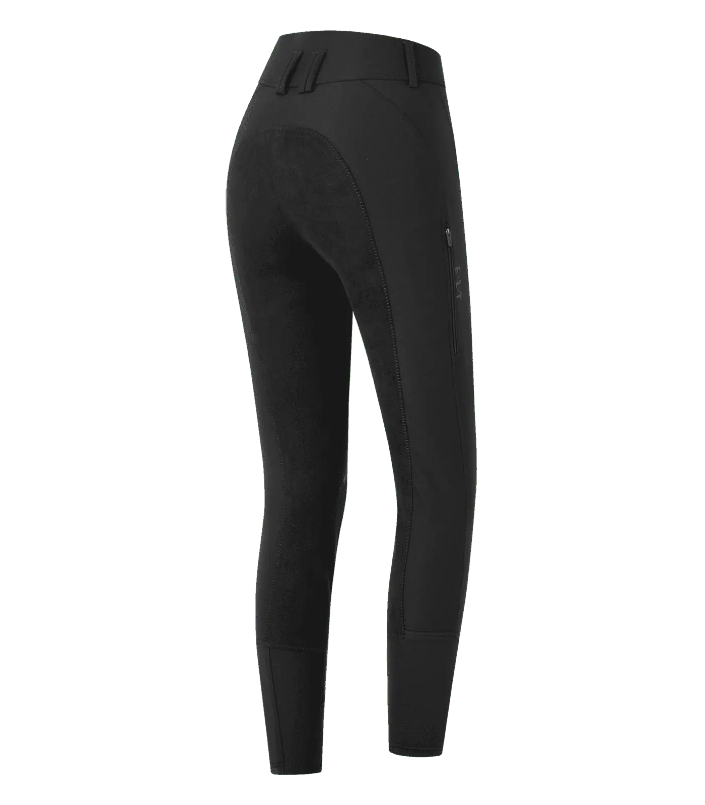 ELT Pantalon équitation Oktavia Curved High Waist, plein cuir, vue arrière