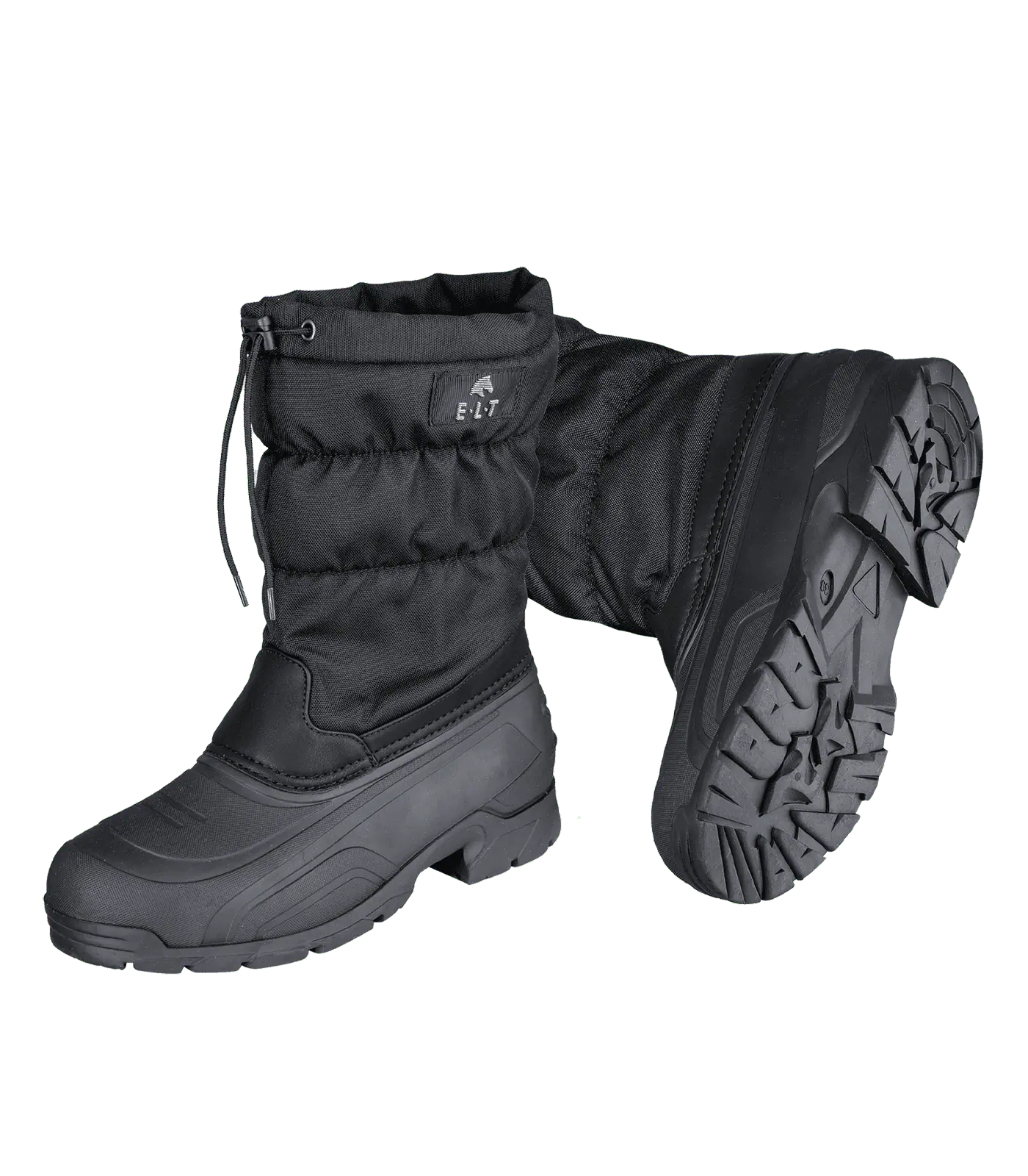 Bottes thermiques ELT Calgary, bottes d'hiver mi-hautes, Noir, 39