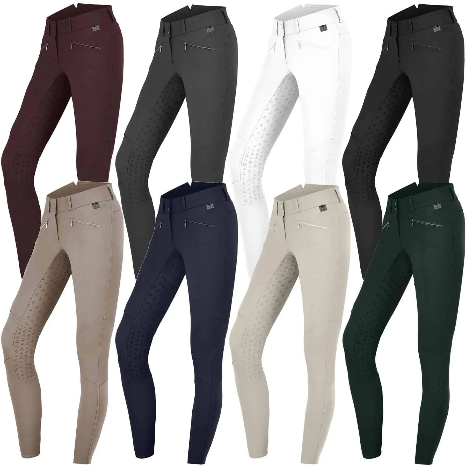 ELT Hella High Waist lovaglónadrág szilikonos, teljes fenékbetétes, gesztenyebarna D42