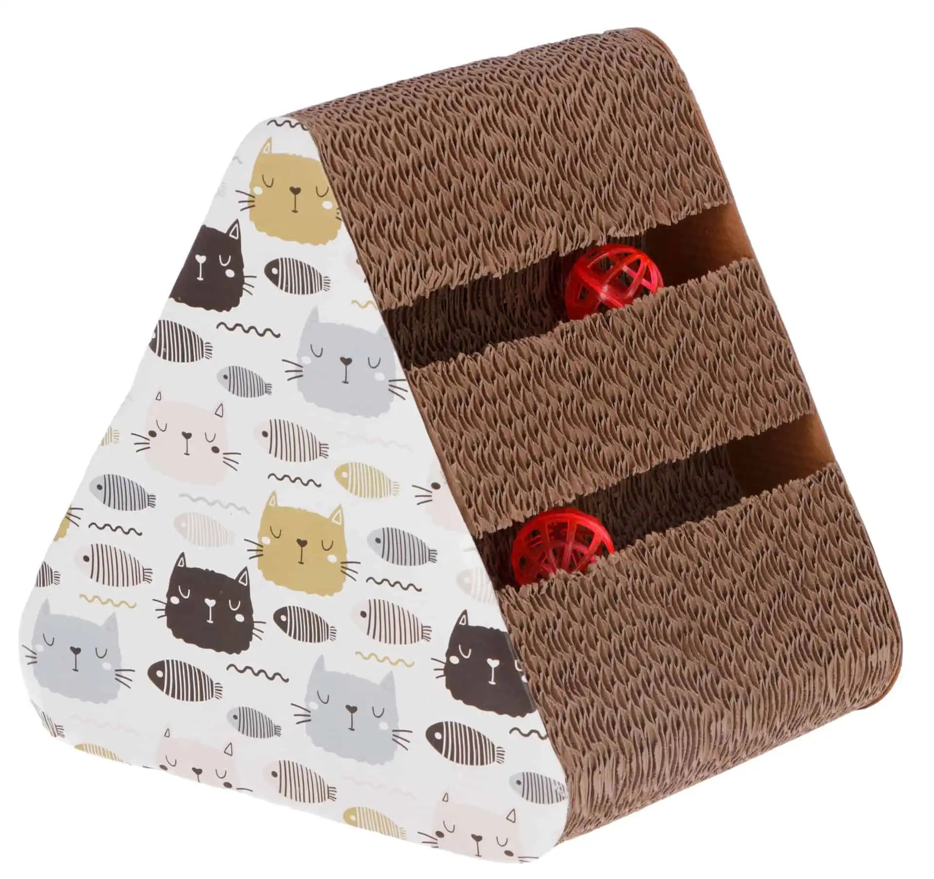 Tablă de zgâriat pentru pisici Boon din carton 22,4x26x26 cm
