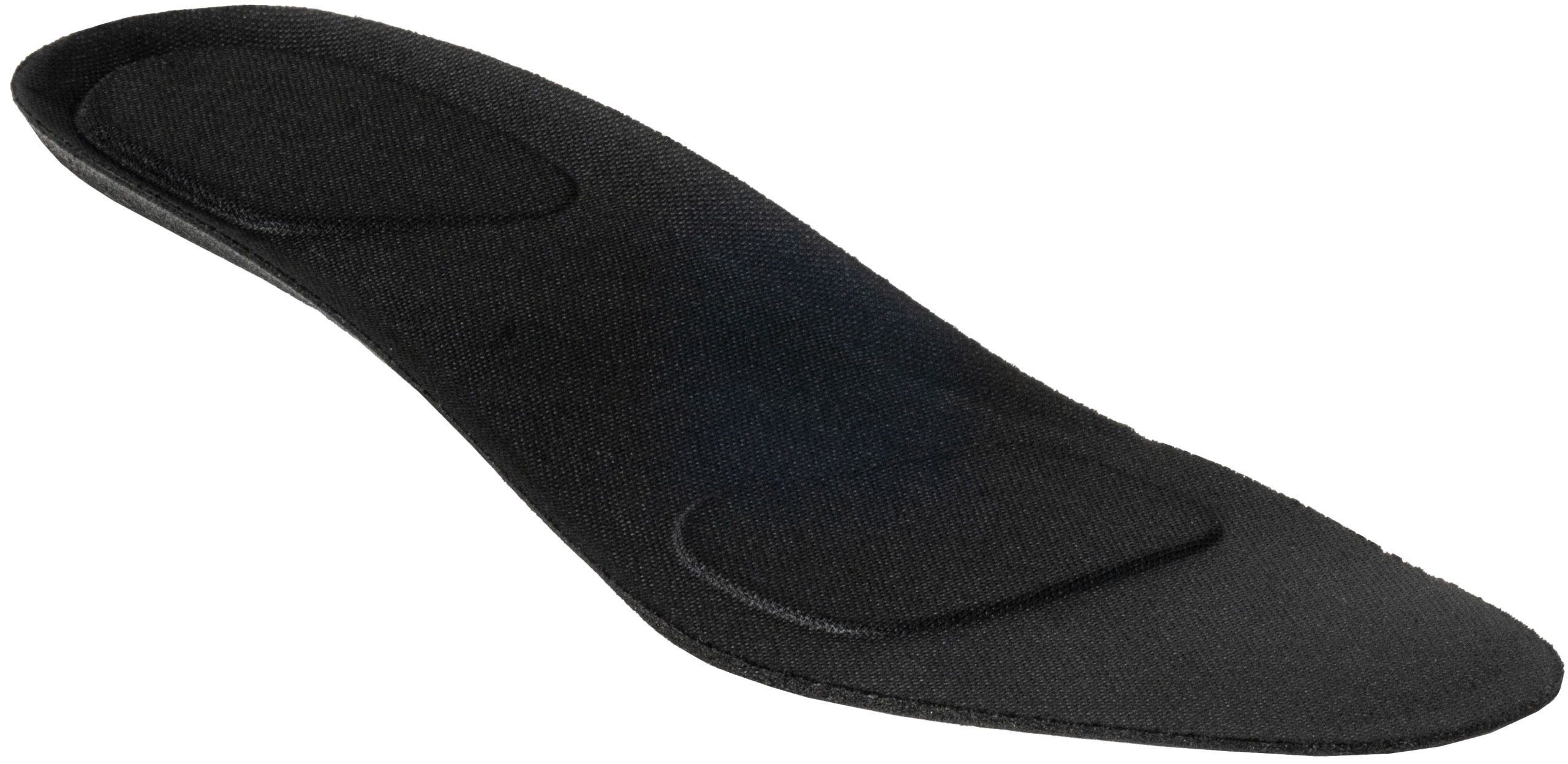 shoe-insole, slip-on, black, fabric, two-strap