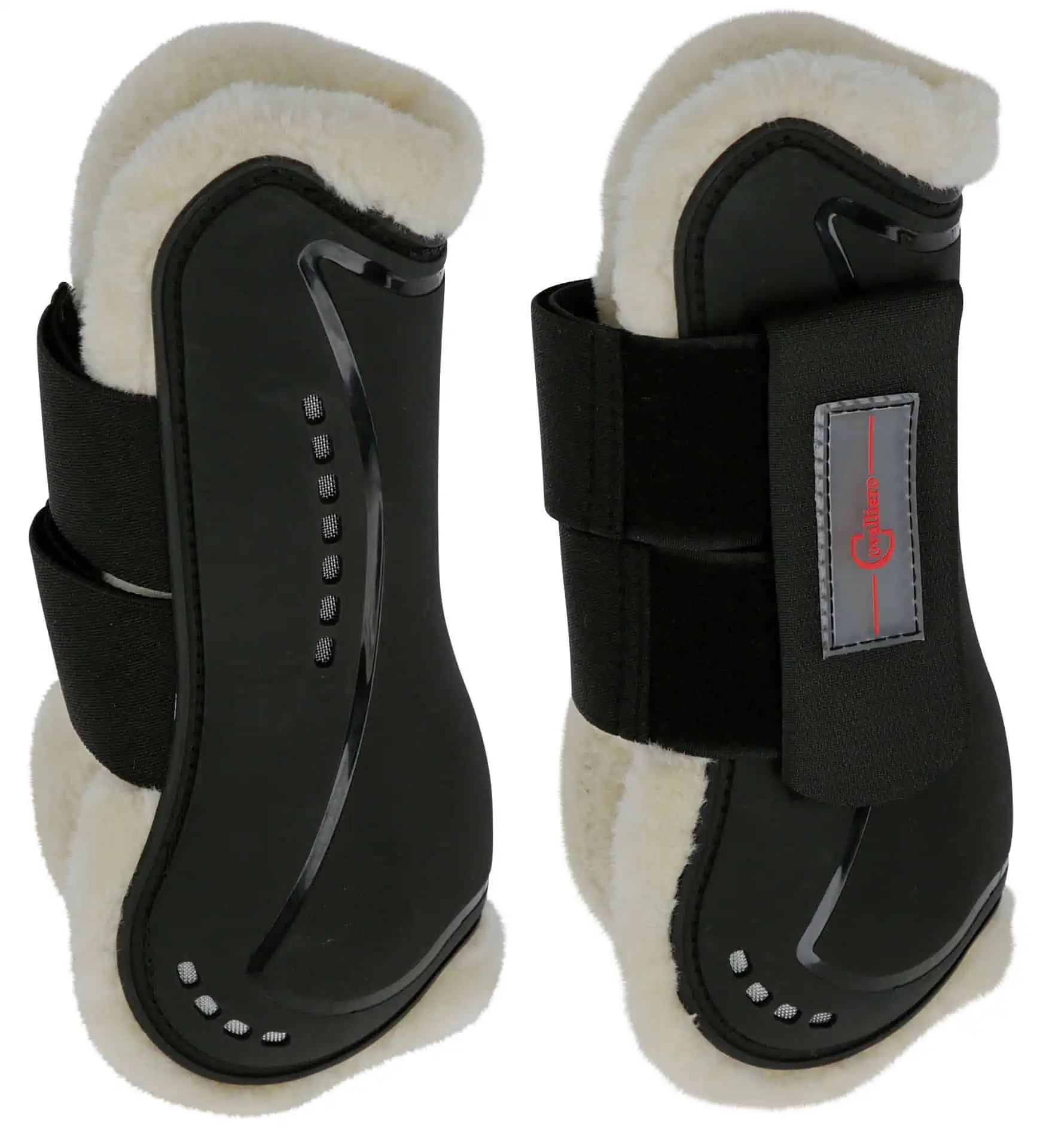 Guêtres TecAir Soft, noir (Paire avant)