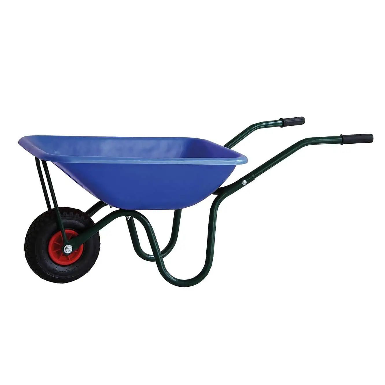 Growi Compactkarre Junior Kinderschubkarre für kleine Gartenhelfer, blau