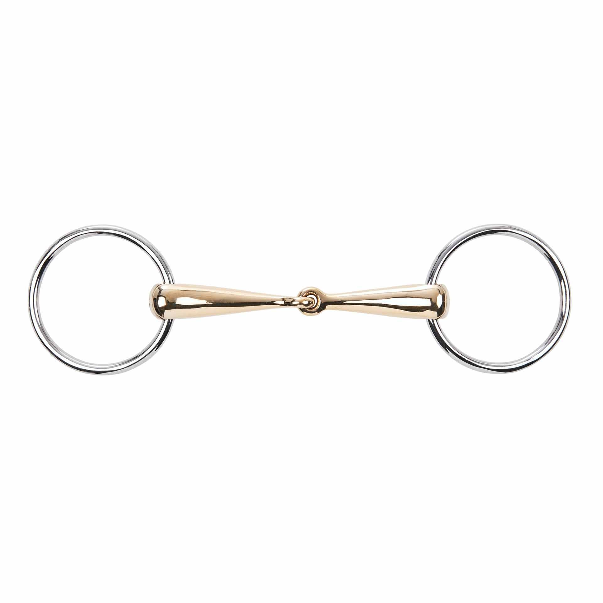 BUSSE Snaffle Bit KAUGAN 18 mm, Single-Jointed for Horses