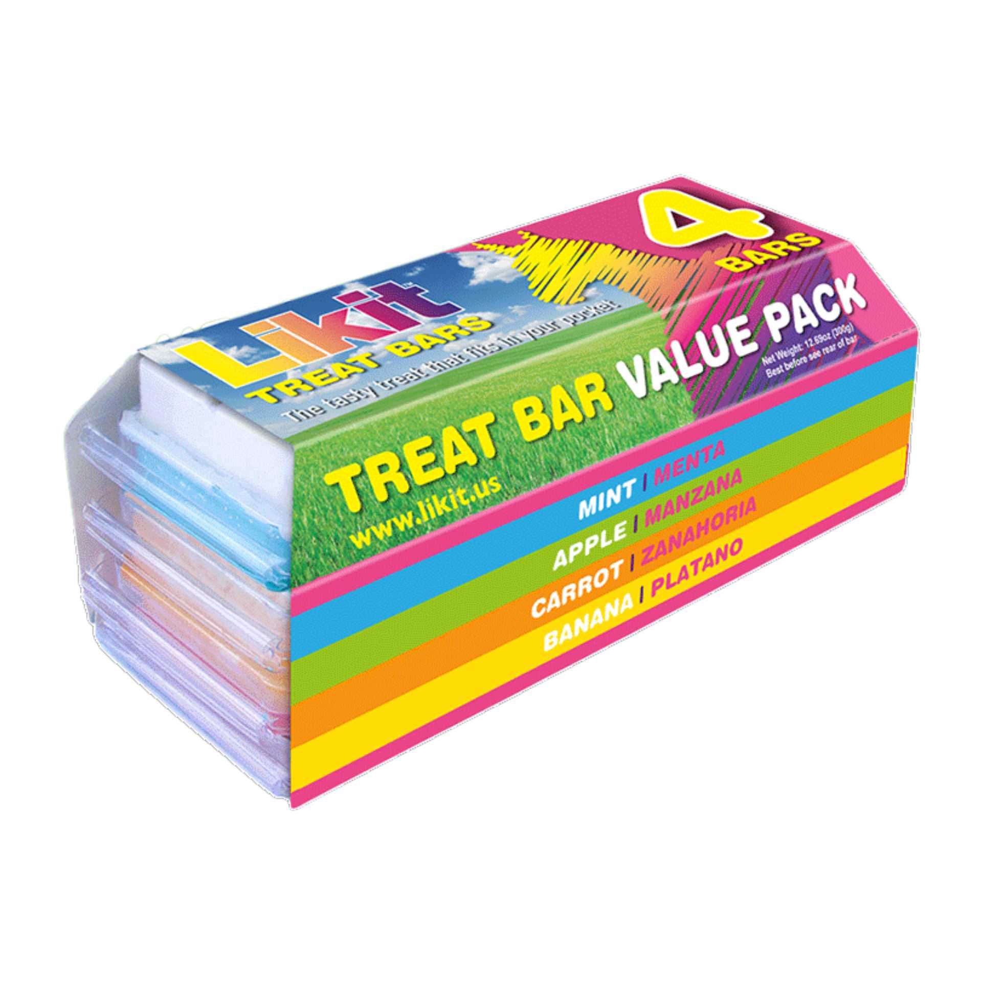 Likit Treat Bar Value Pack Friandises Cheval, 4x90 g, emballage