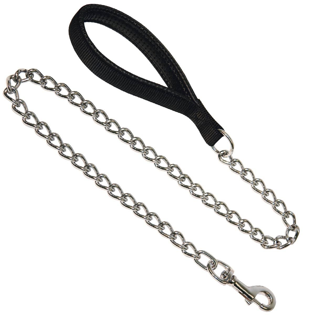 Kerbl Laisse en chaîne MIAMI PLUS pour chiens, noire, 4 mm, 100 cm