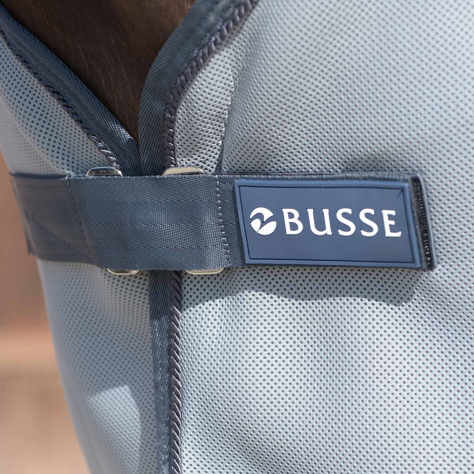 Couverture séchante BUSSE 3D AIR, séchage rapide pour chevaux, 115 cm gris