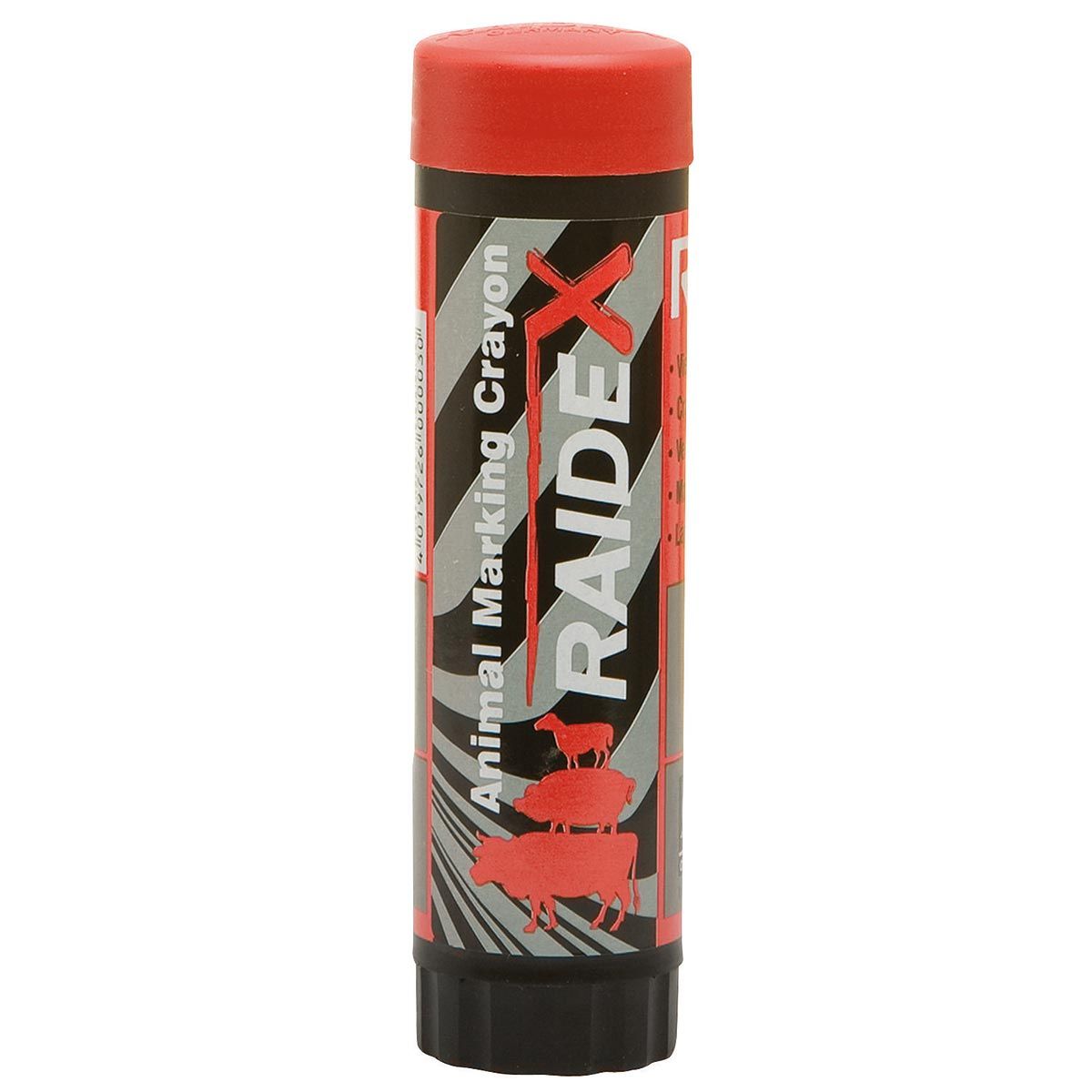 Kerbl RAIDL Cattle Marking Pen Red, Livestock Marker with Twist Feed